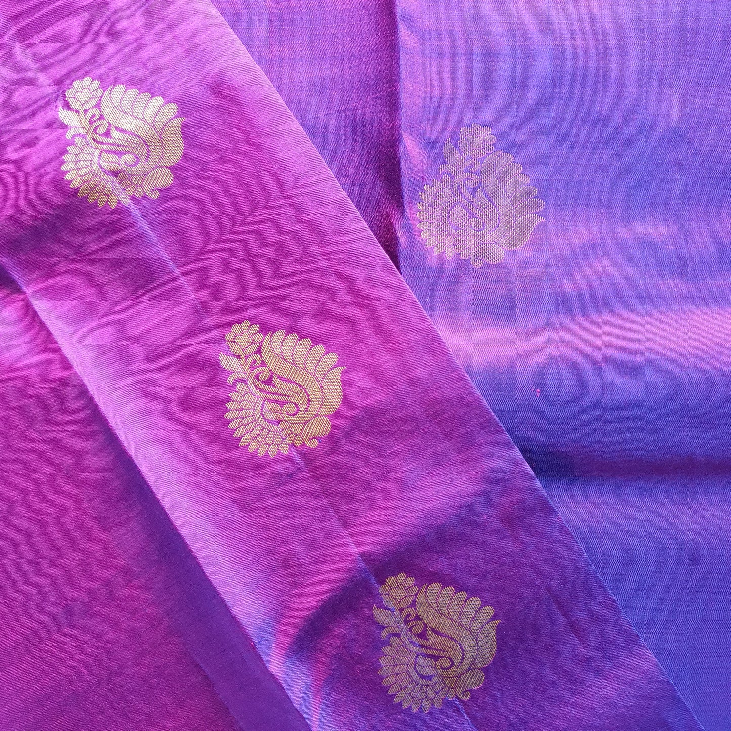 PURPLE KANJIPURAM SILK SAREE