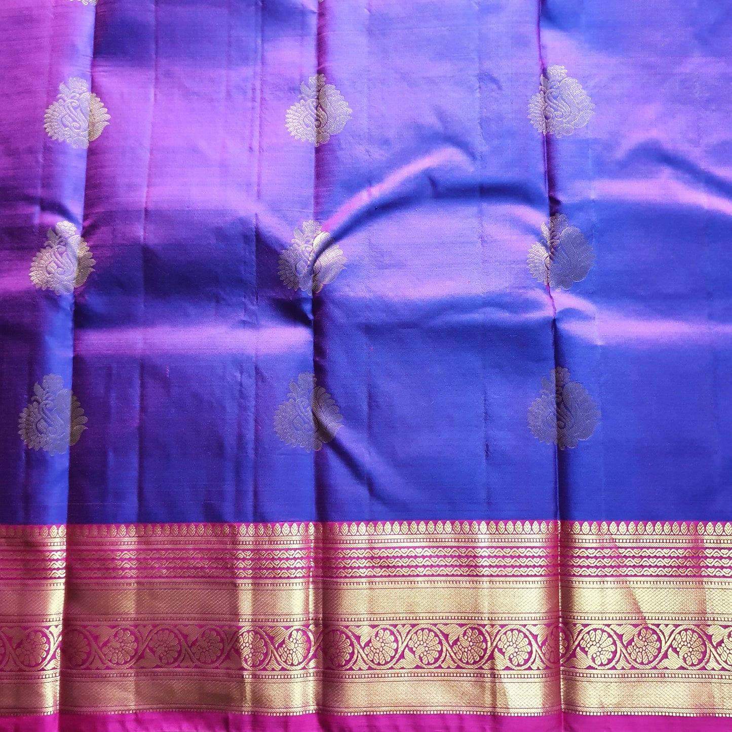 PURPLE KANJIPURAM SILK SAREE