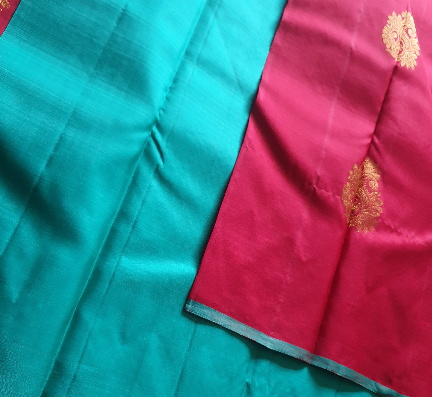 PINK BORDERLESS PURE SILK