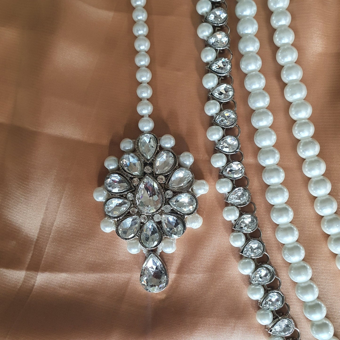 SILVER BRIDAL SET