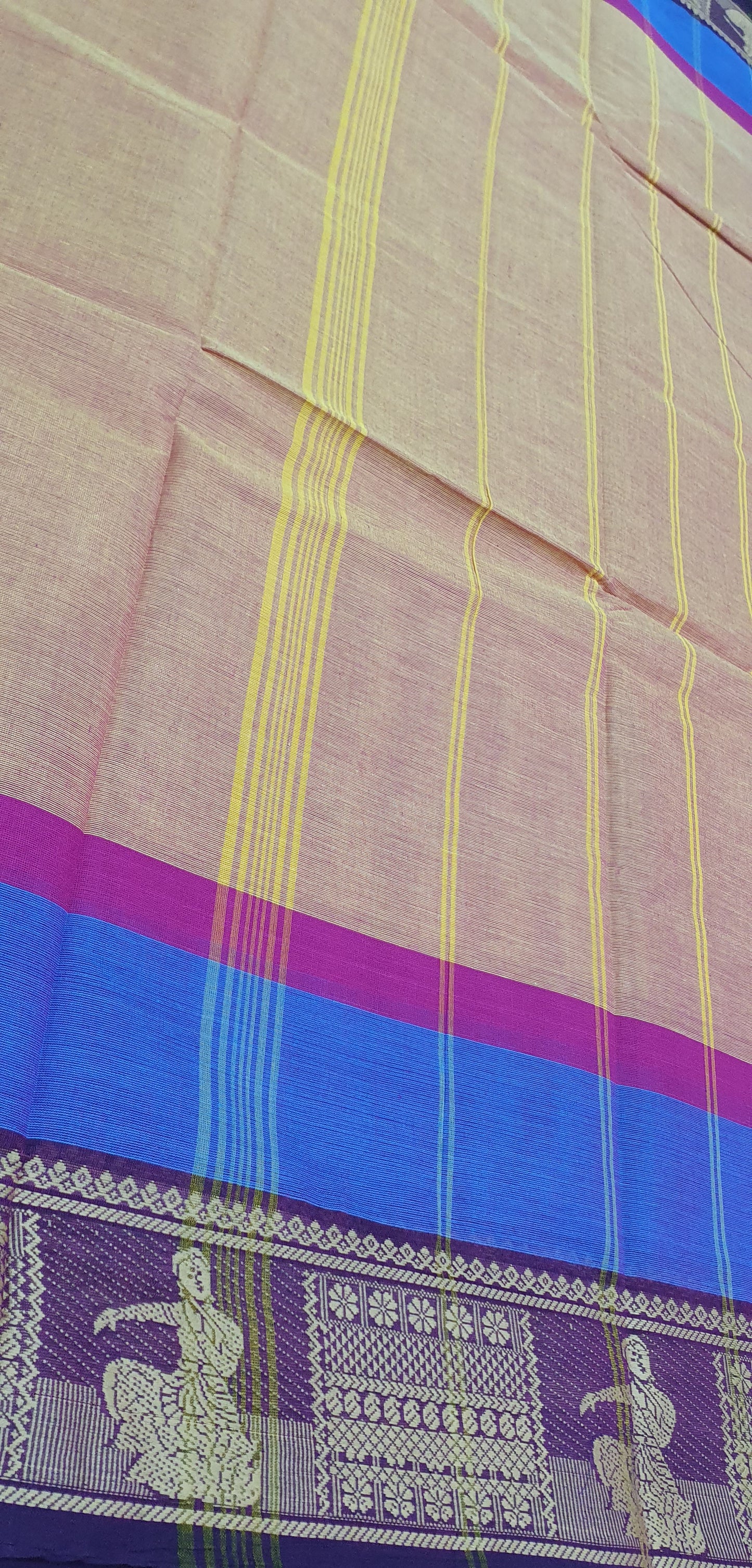 DANCE BORDER SAREE (SAND)