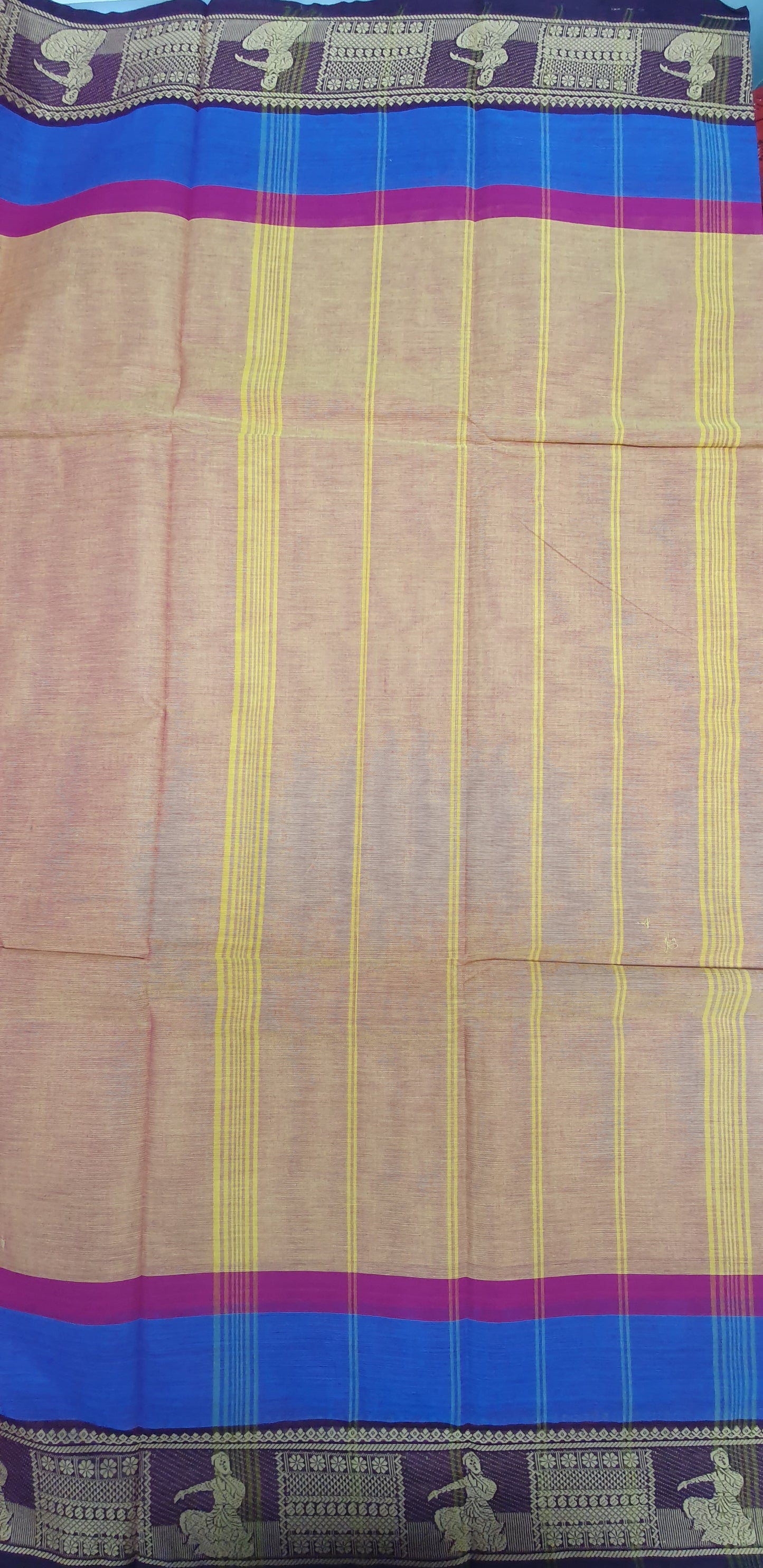 DANCE BORDER SAREE (SAND)