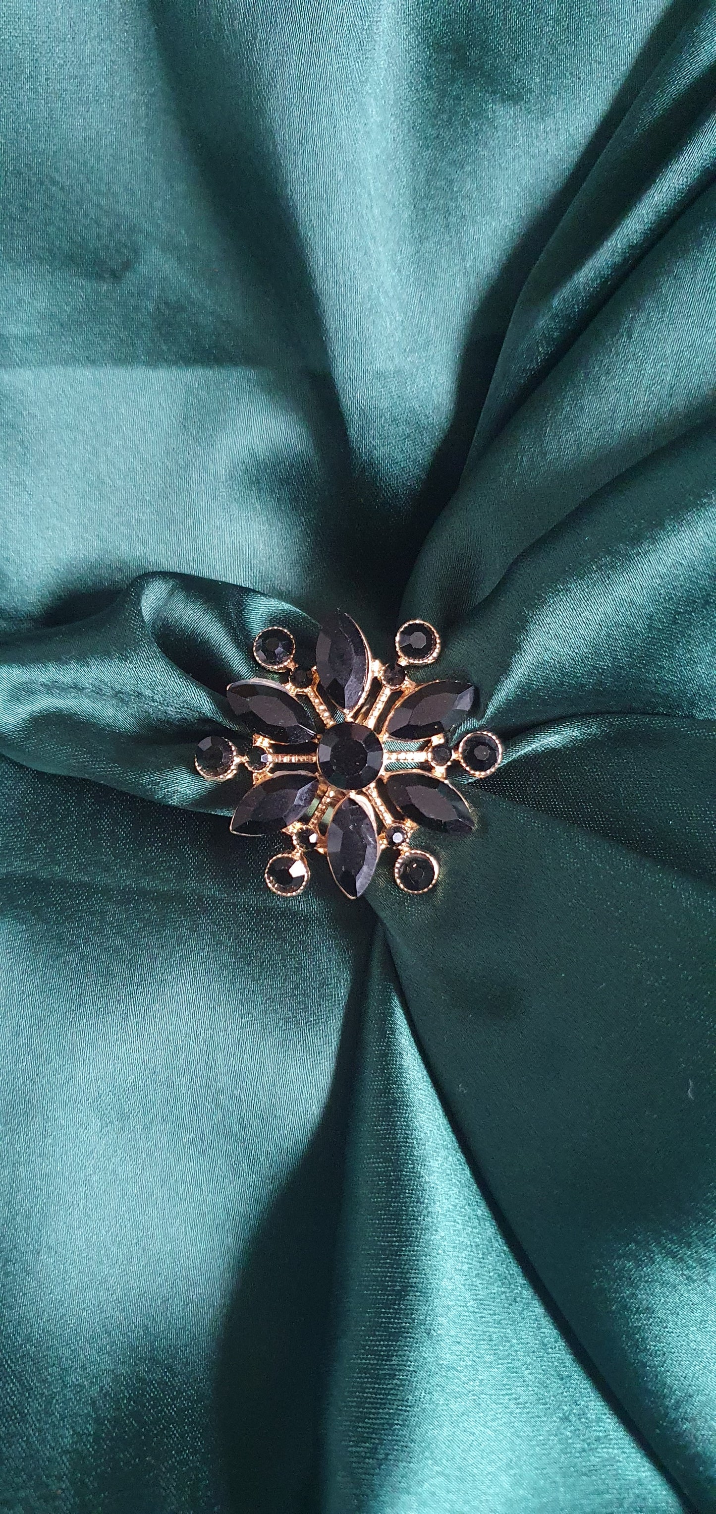 BLACK ADJUSTABLE RING