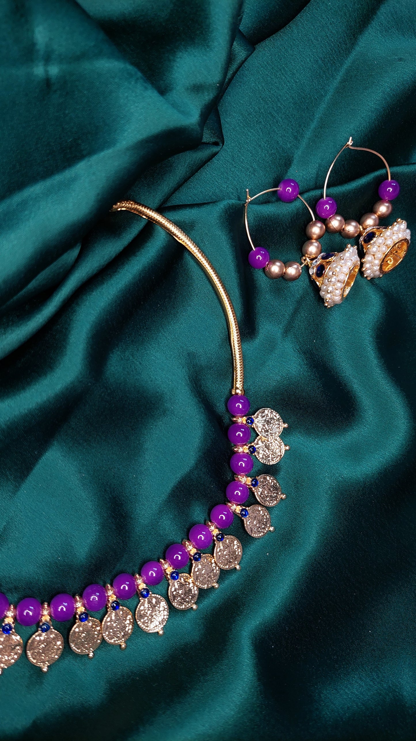 PURPLE CHOCKER + JUMKHAS