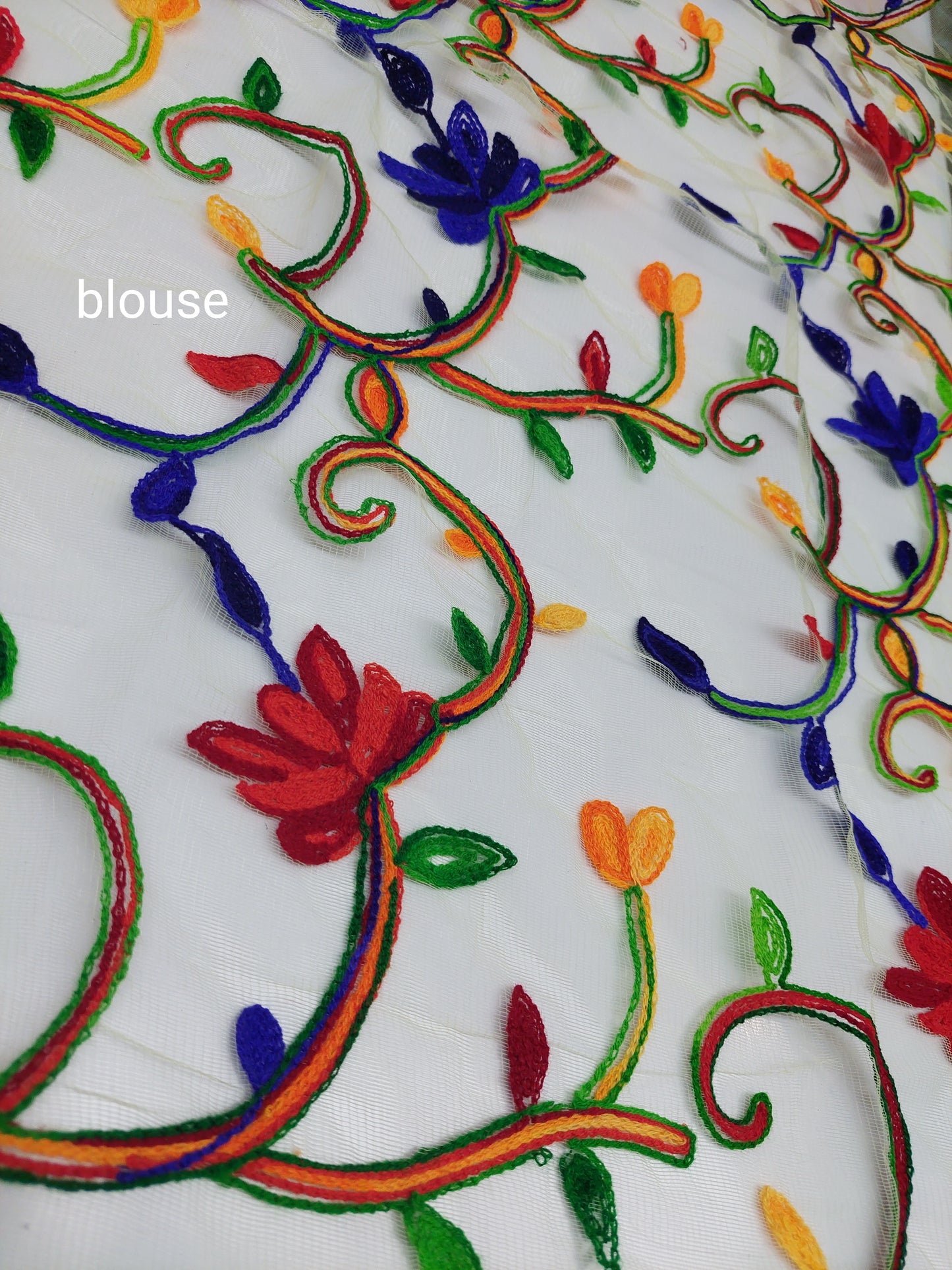 BABY PINK + FLORAL BLOUSE PIECE