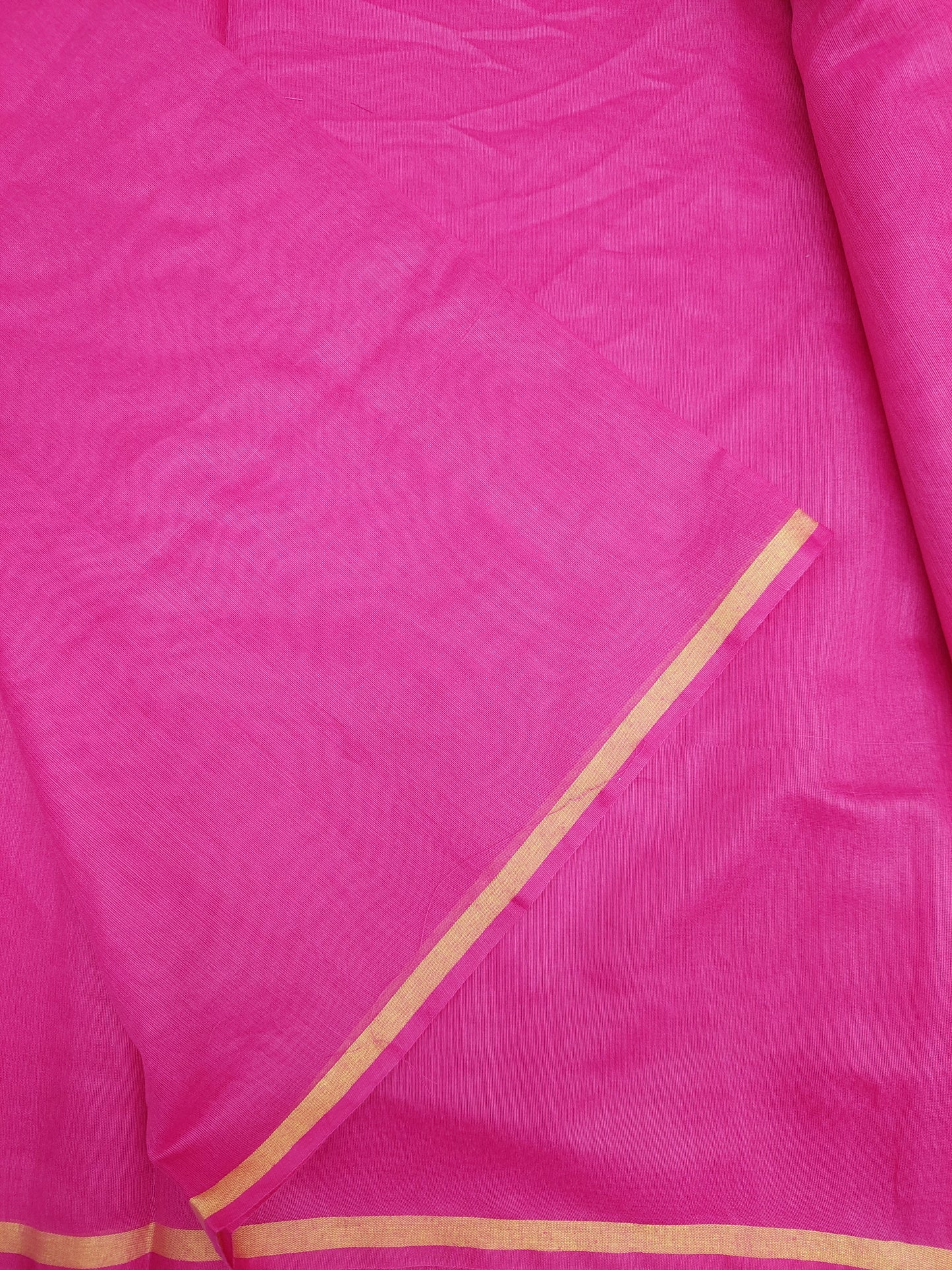 PLAIN PINK COTTON + DOUBLE BLOUSE