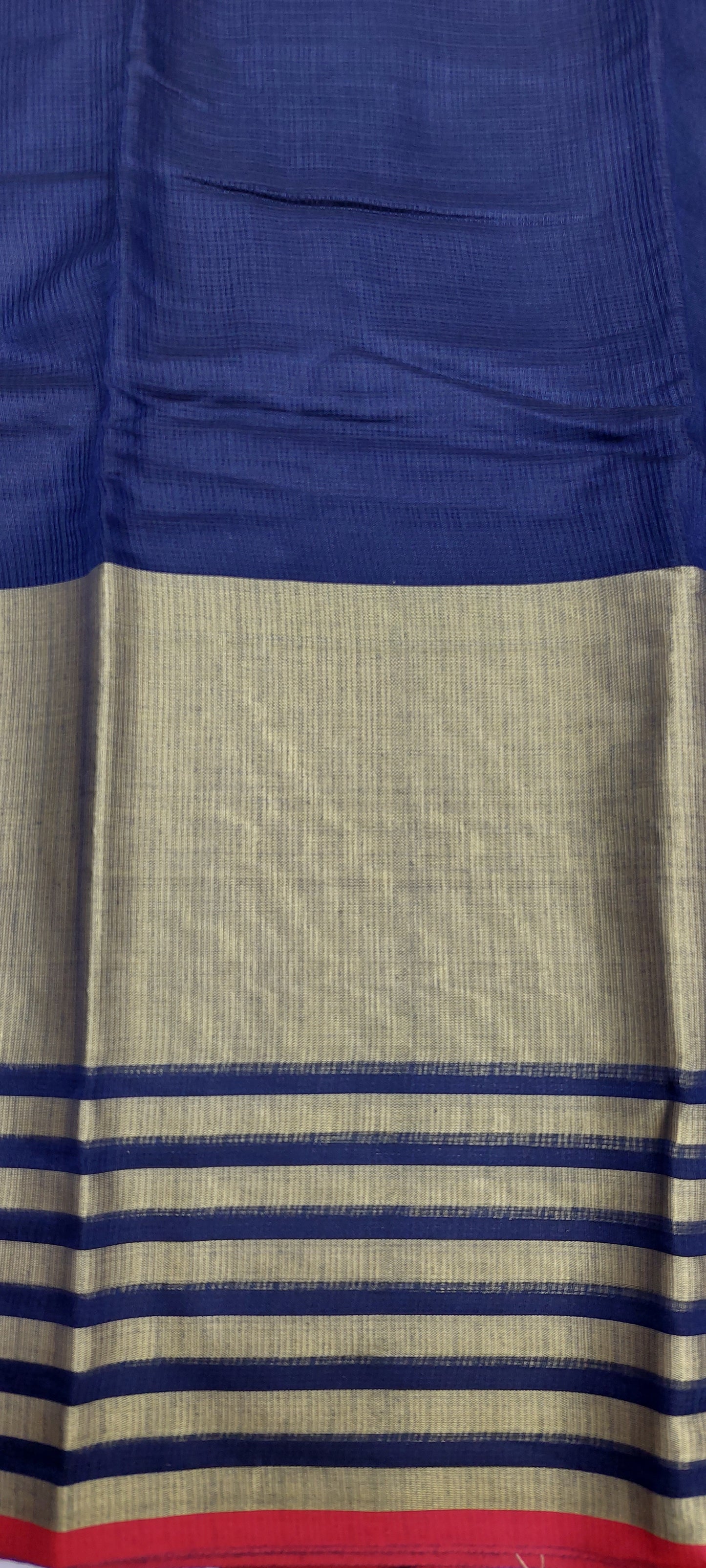 LIGHT WEIGHT NAVY BLUE COTTON SAREE