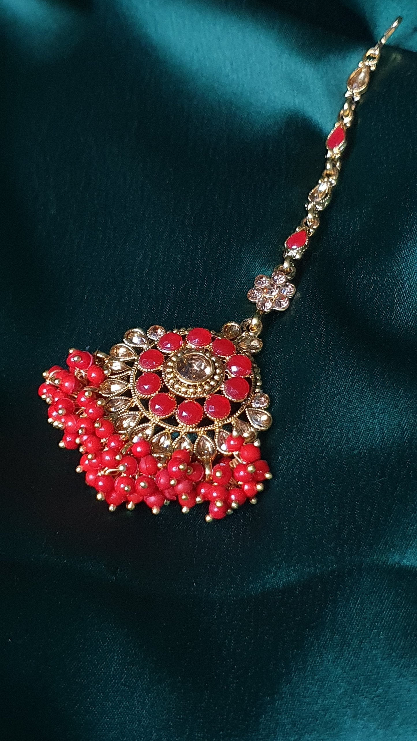 GOLD & RED TIKKHA DB0014