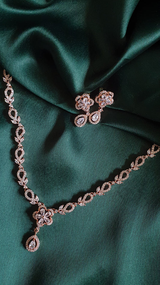 ROSE GOLD A.D. STONE SET 008