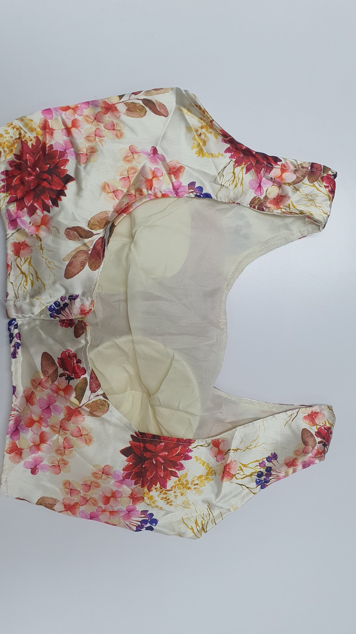 PINK SATIN + GLORAL READY MADE BLOUSE