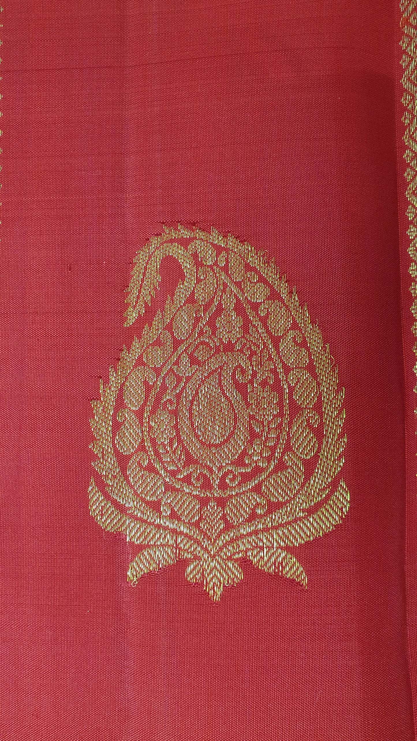 RED KURAI SAREE 0091