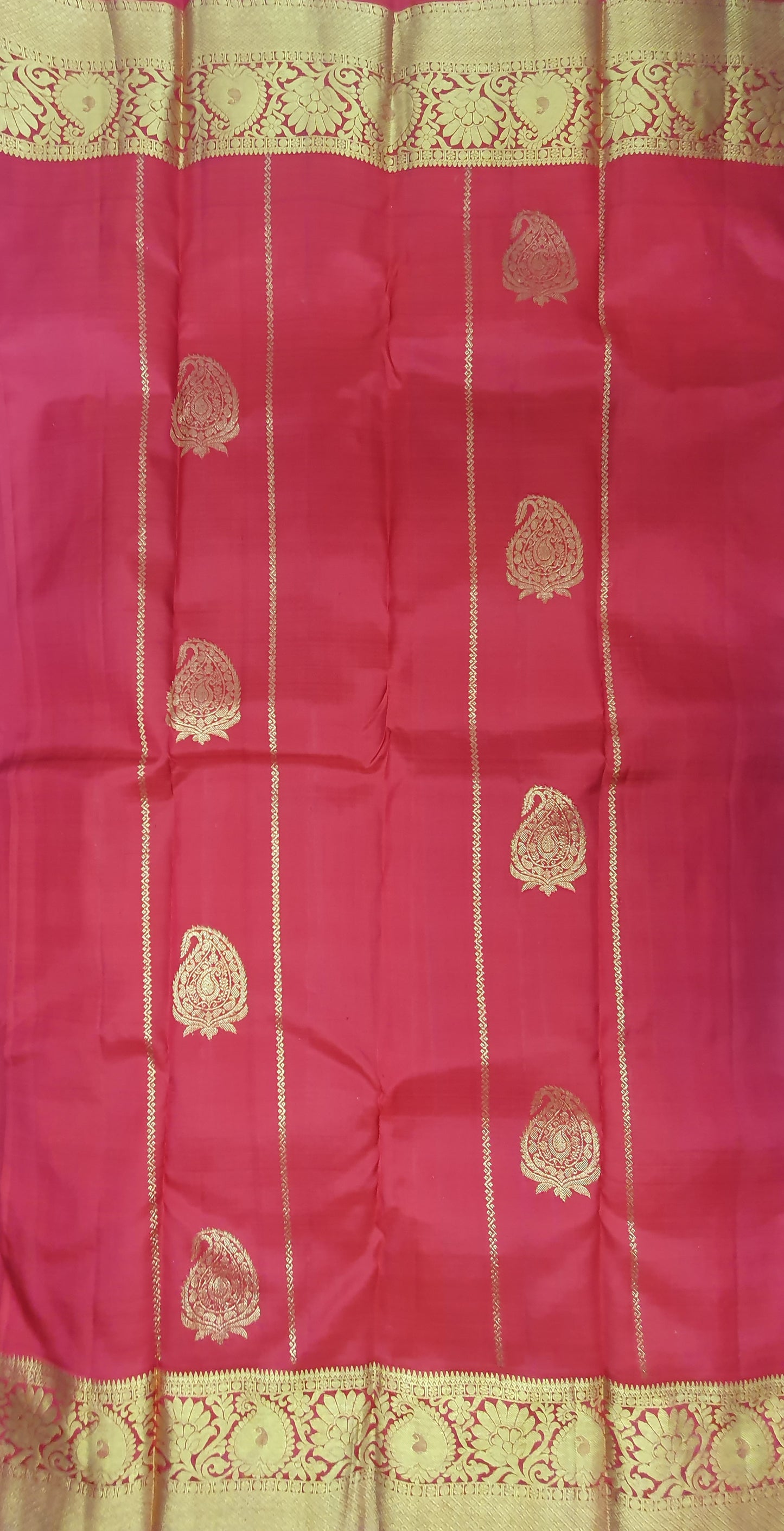 RED KURAI SAREE 0091