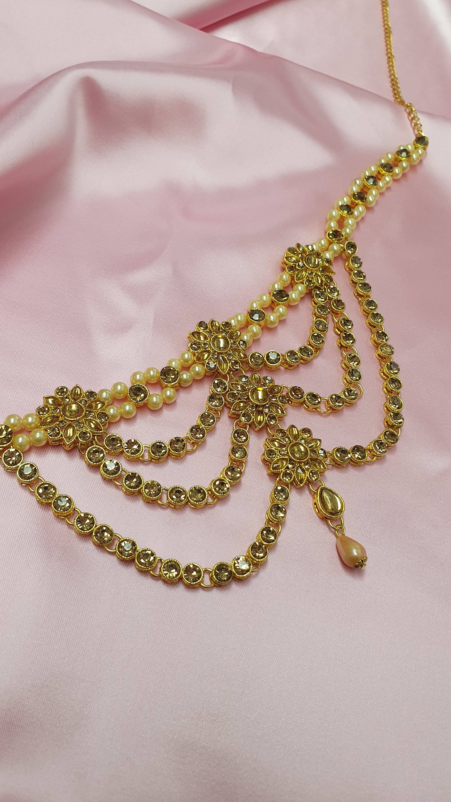 GOLD TIERED WAIST CHAIN DB0018