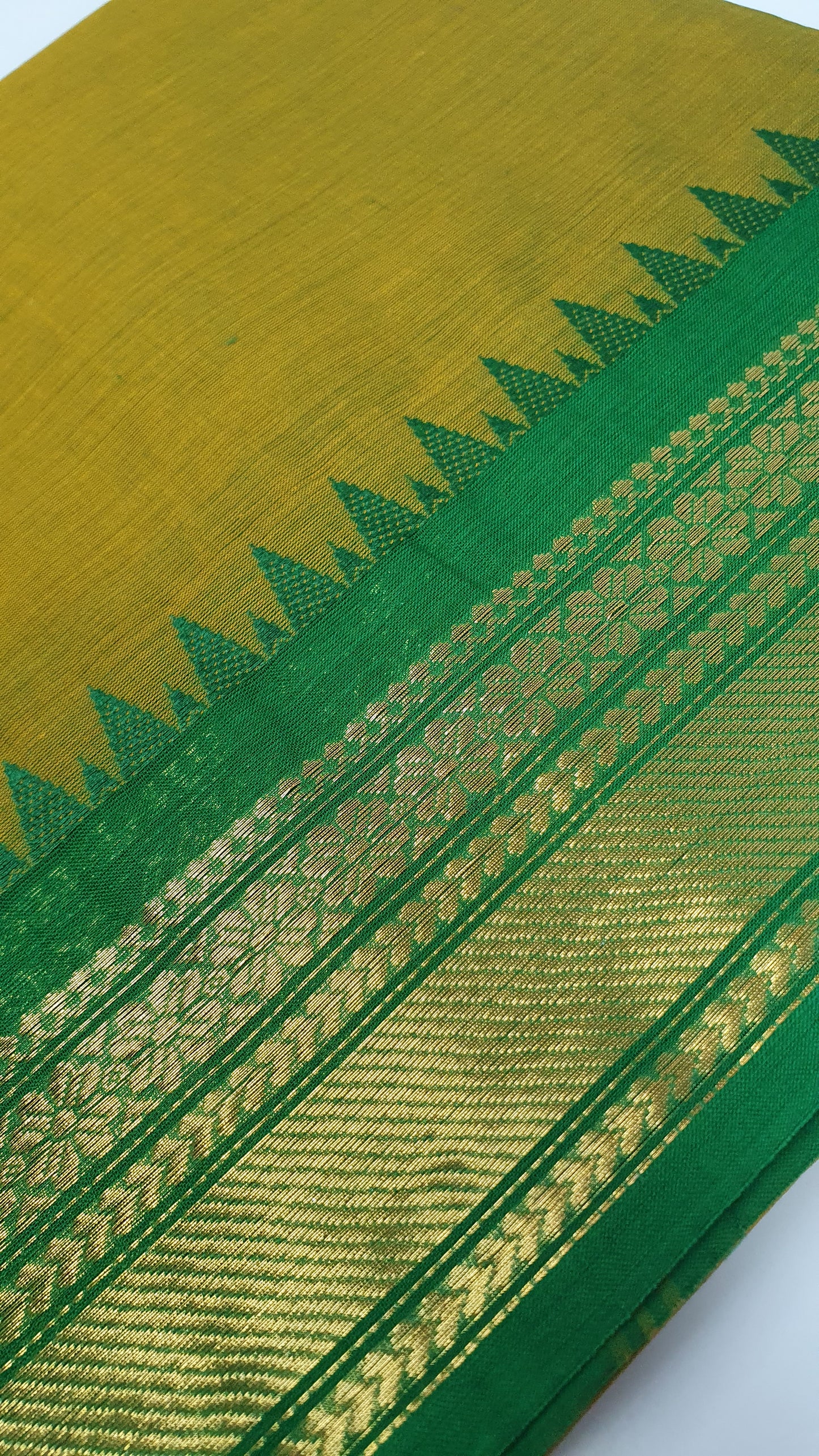 GREEN CHETTINADU COTTON