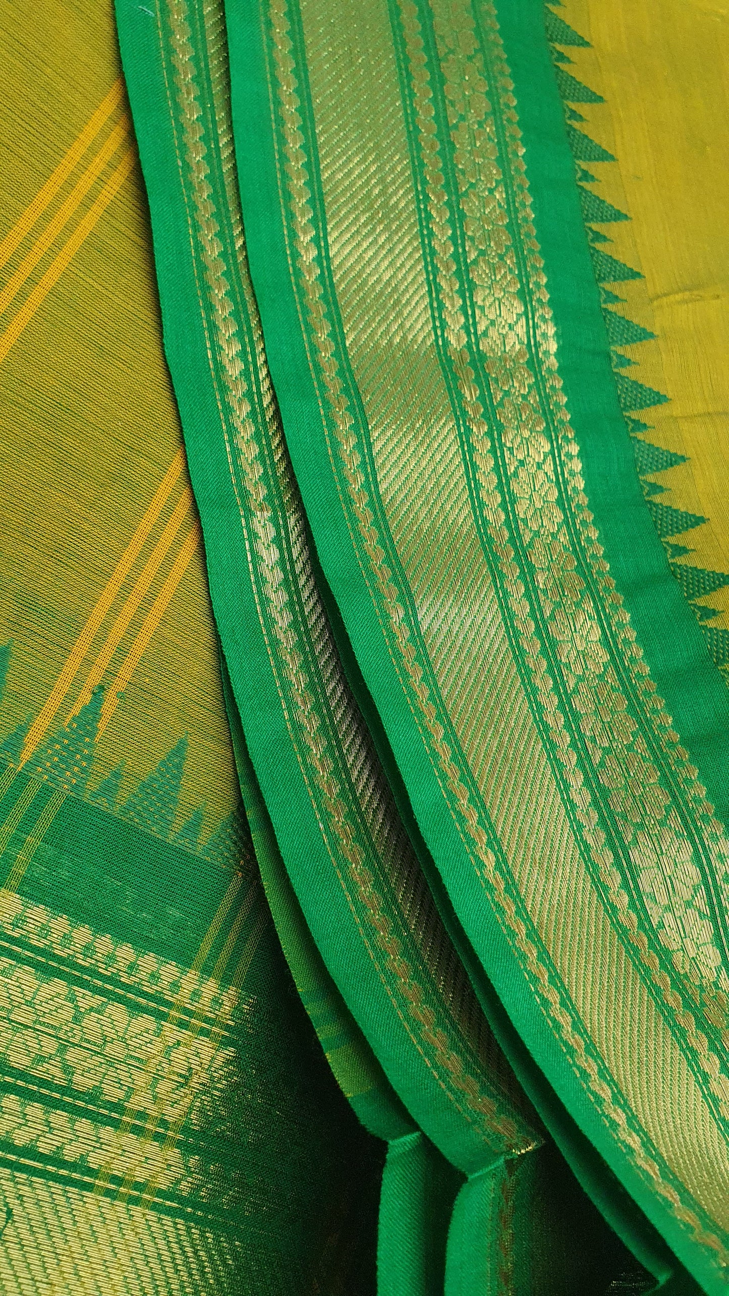 GREEN CHETTINADU COTTON