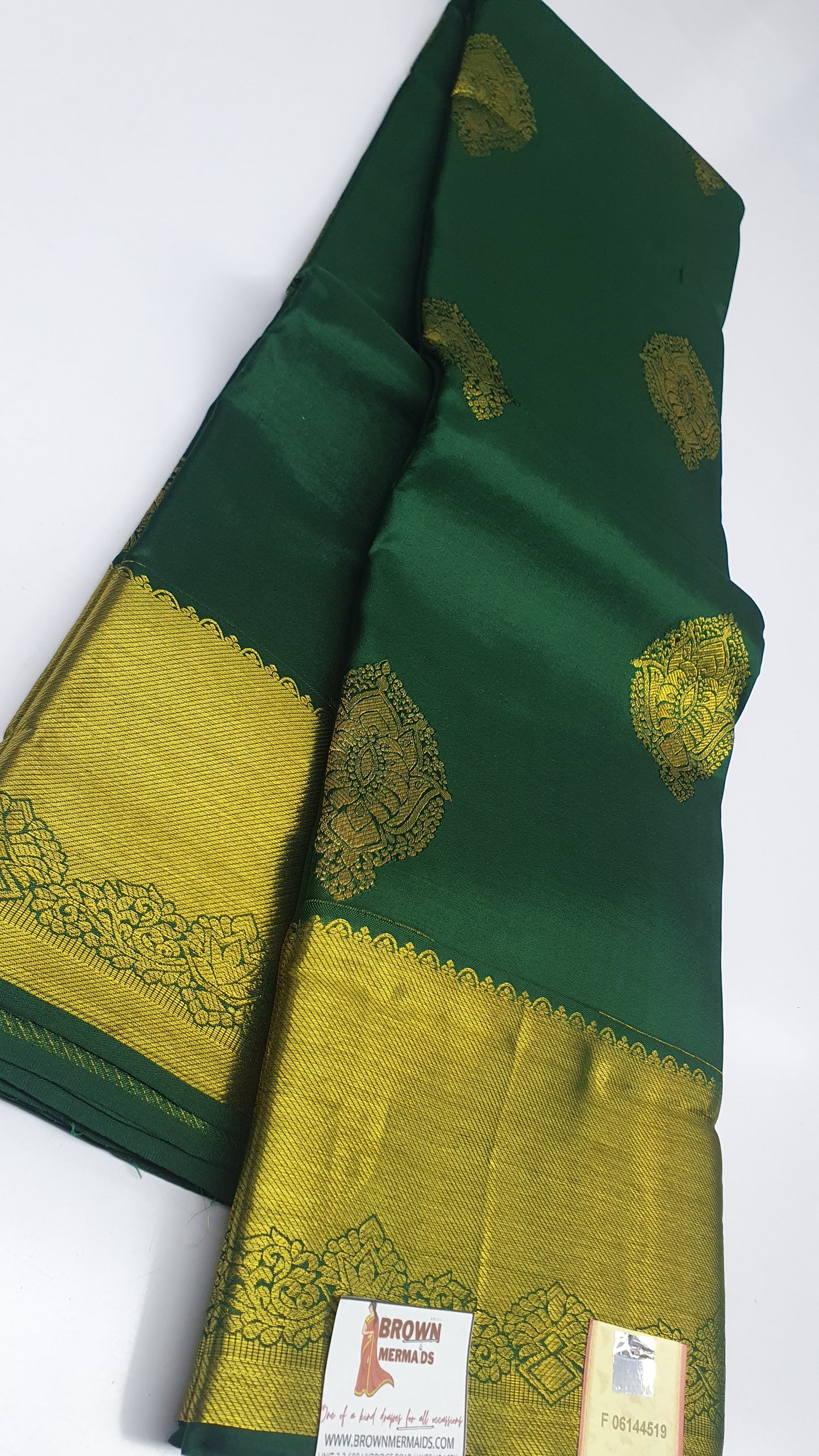 DARK GREEN KANJIPURAM