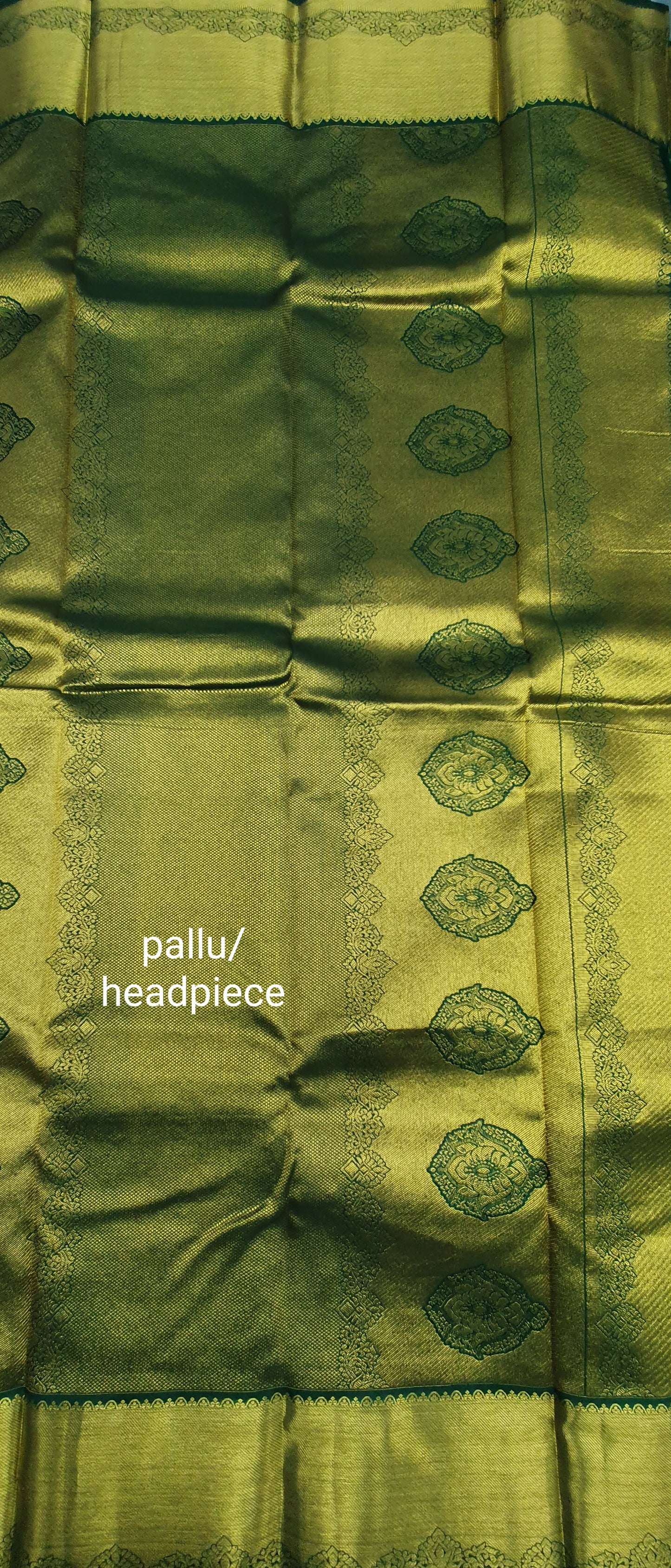 DARK GREEN KANJIPURAM