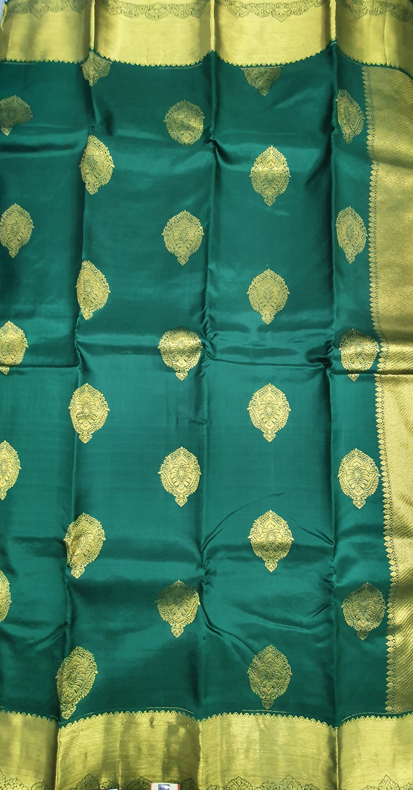 DARK GREEN KANJIPURAM