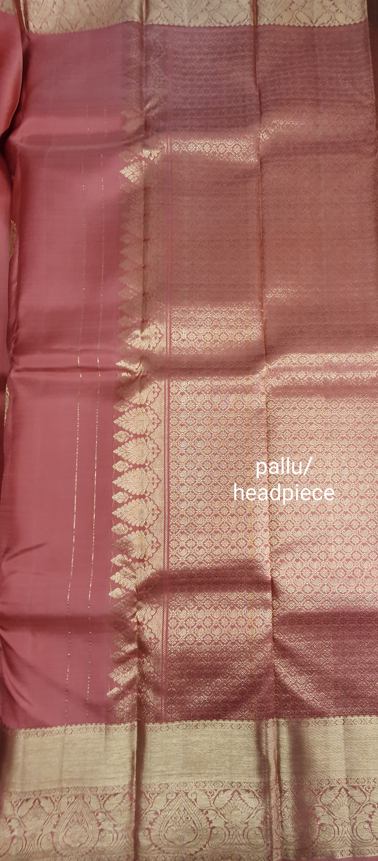 NEW YORK PINK WITH COPPER ZARI KANJIPURAM