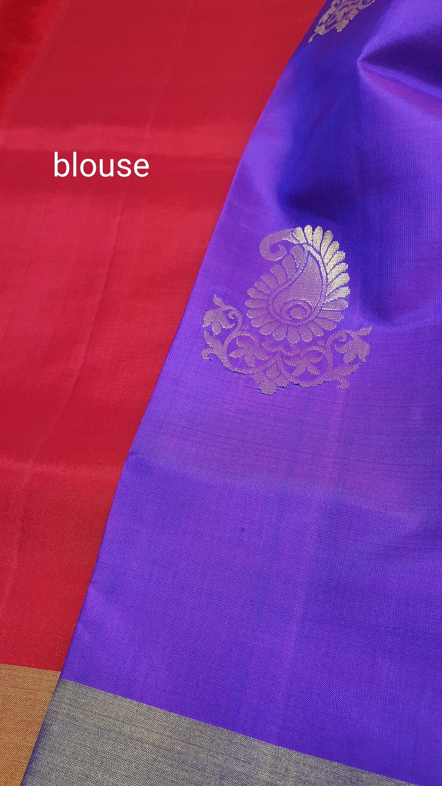 PURPLE & PINK KANJIPURAM SOFT SILK