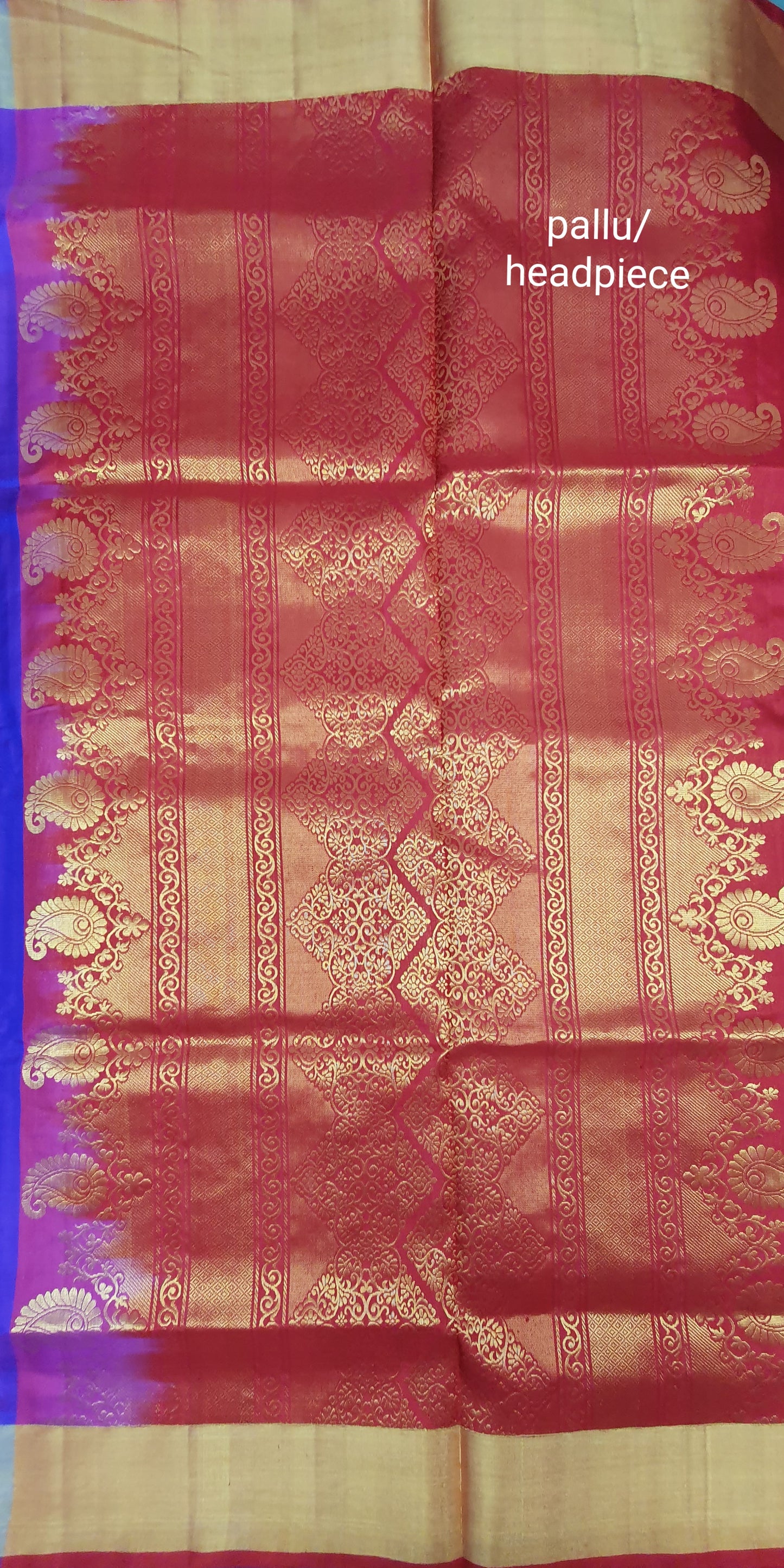 PURPLE & PINK KANJIPURAM SOFT SILK