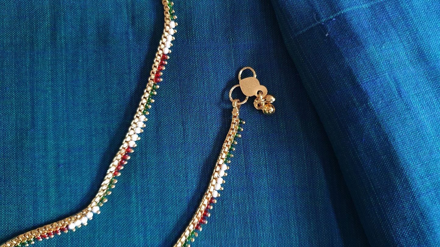 GOLD ANKLETS 1003