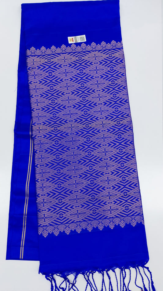 PERSIAN BLUE KANJIPURAM SILK SAREE