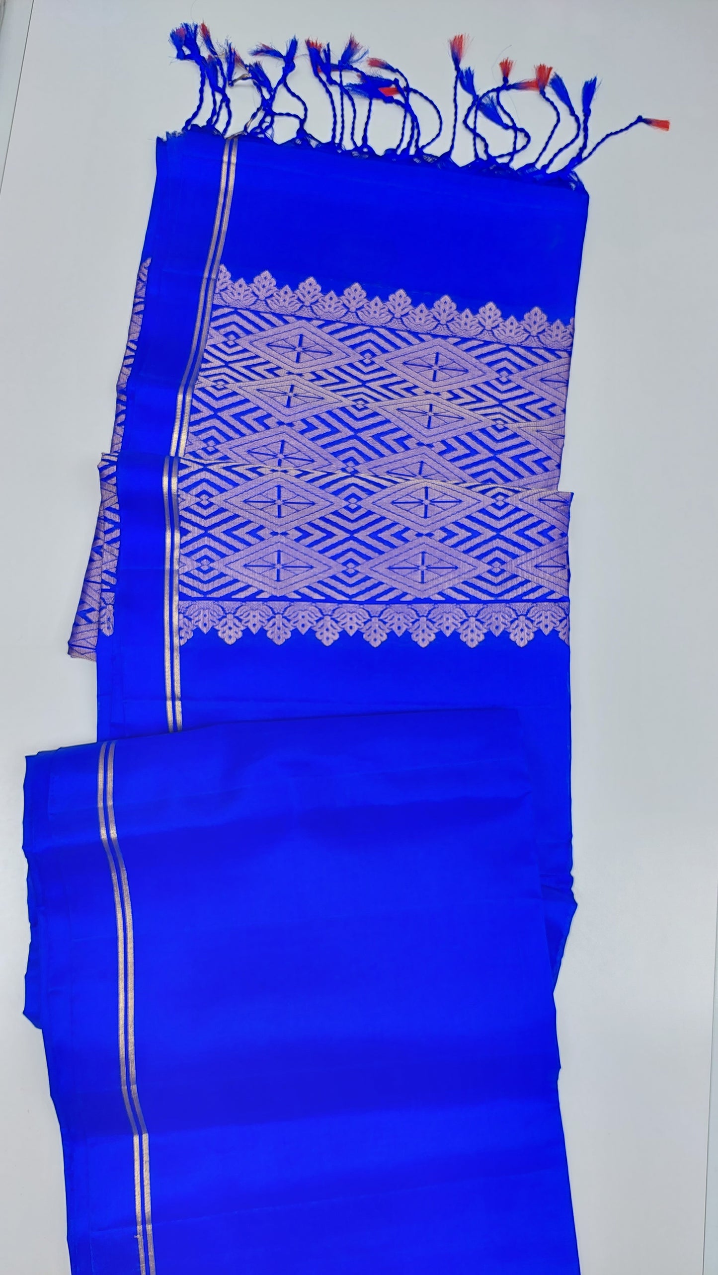 PERSIAN BLUE KANJIPURAM SILK SAREE