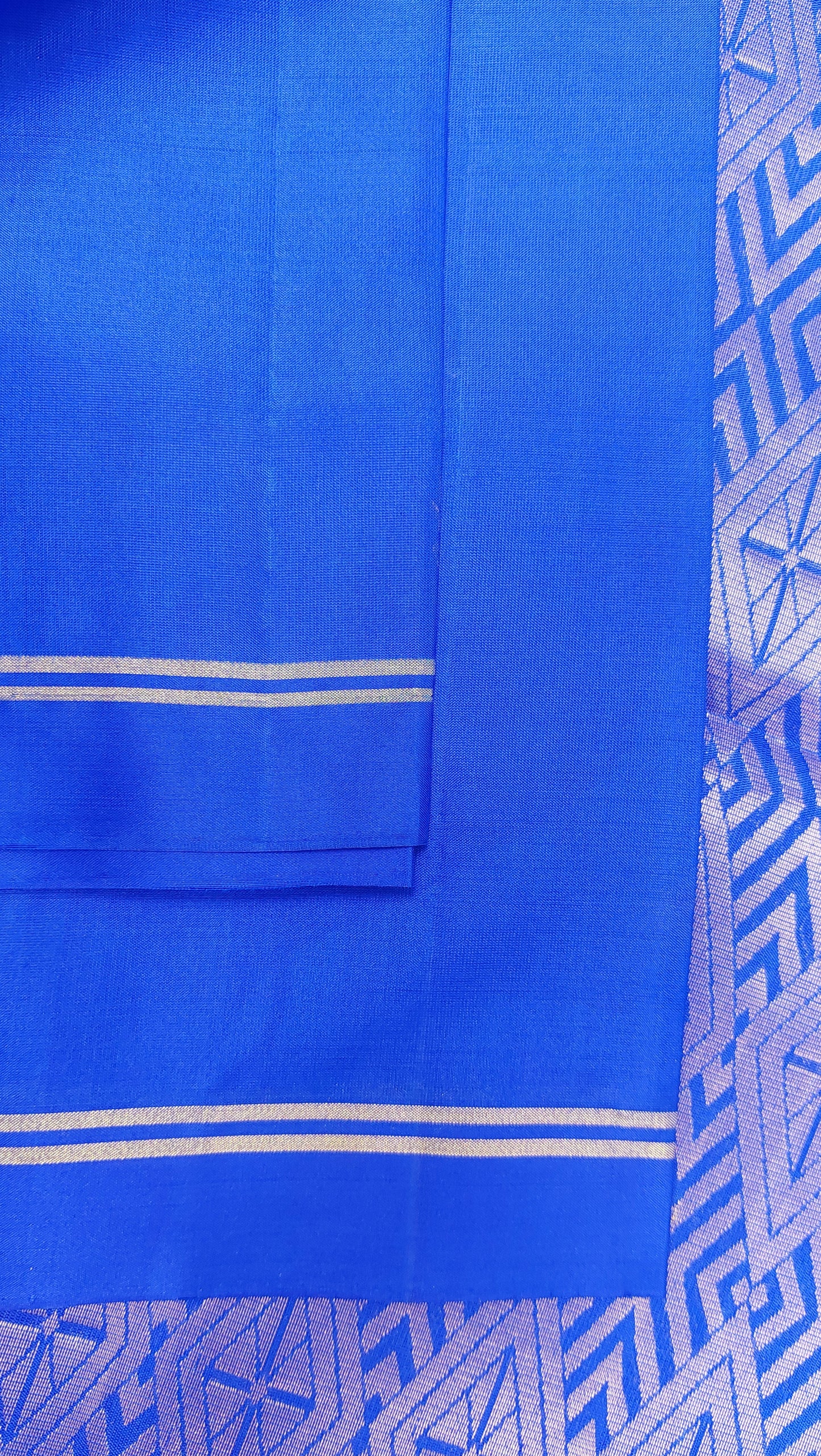 PERSIAN BLUE KANJIPURAM SILK SAREE