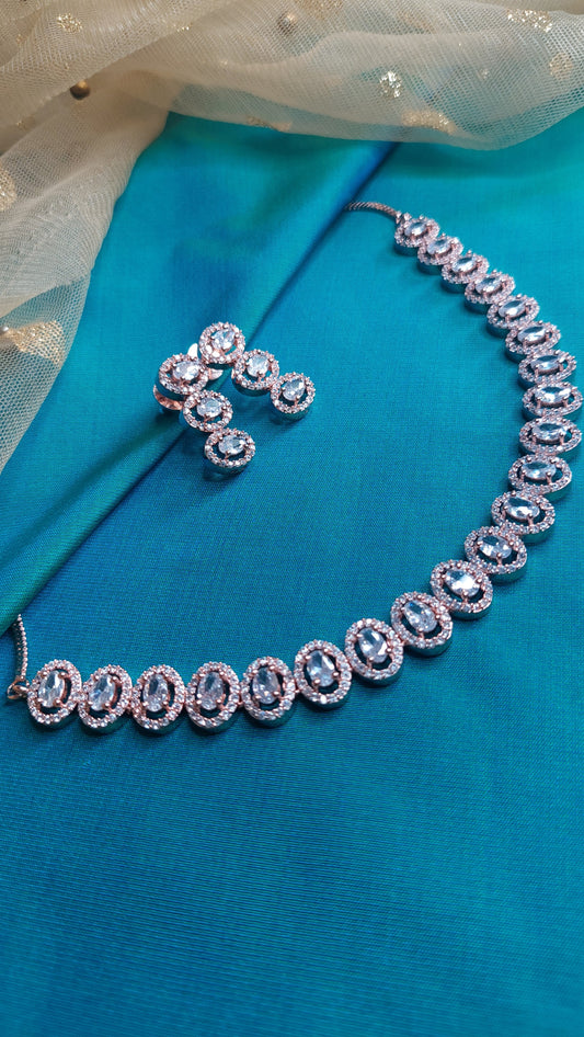 ROSE GOLD A.D. STONE SET 014