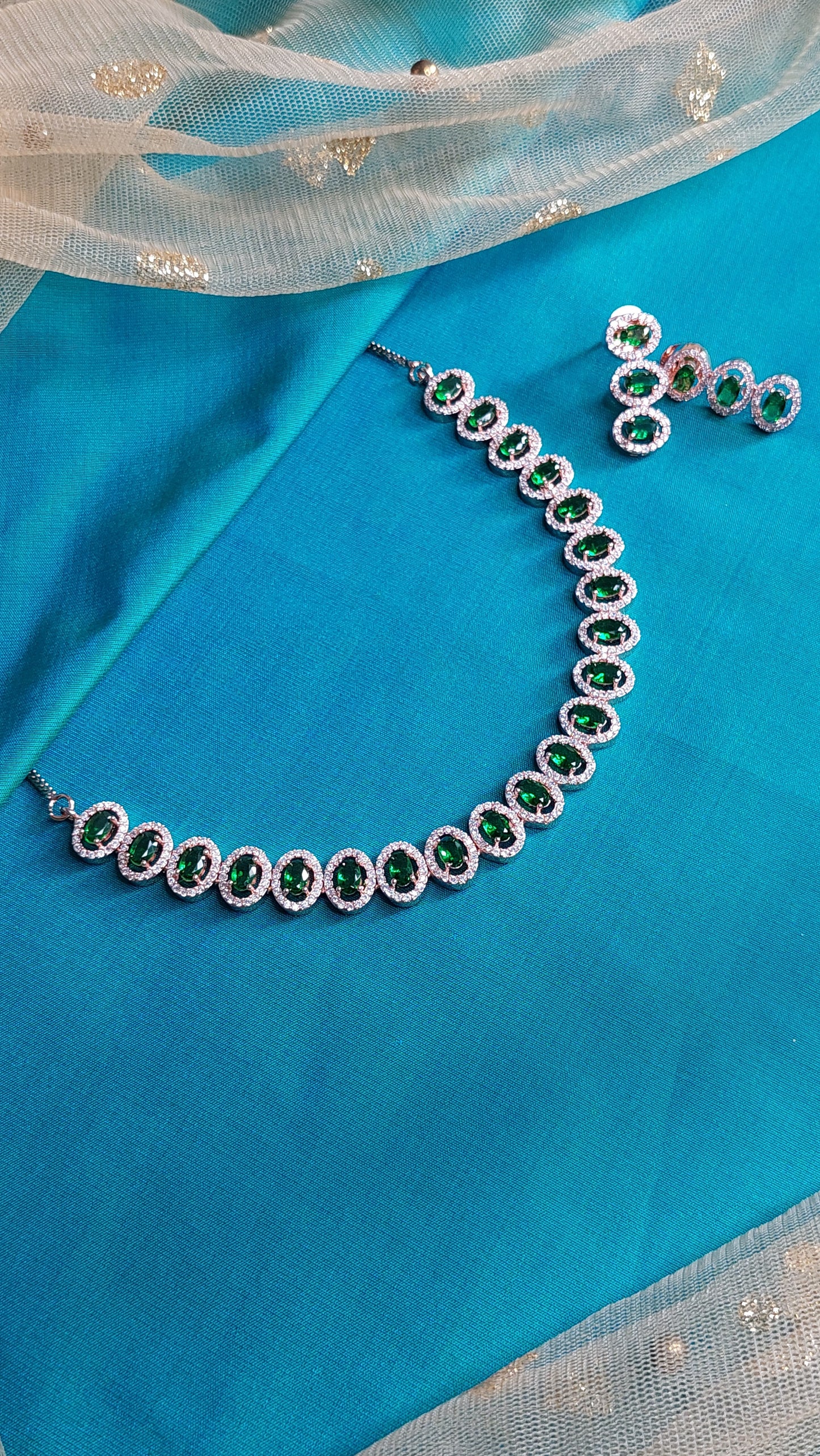 ROSE GOLD A.D. STONE SET 018