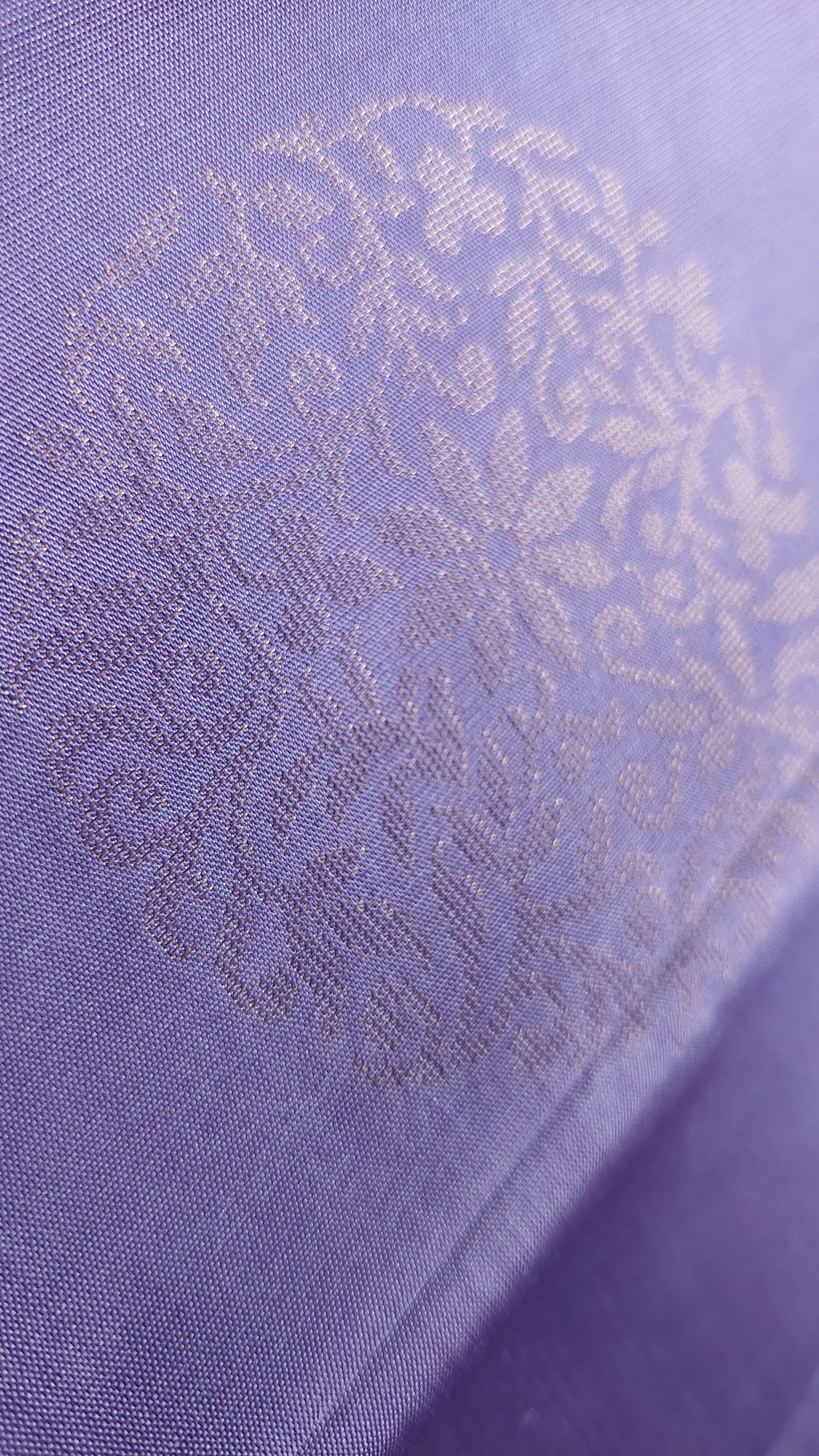 LILAC KANJIPURAM SILK WITH GOLD ZARI