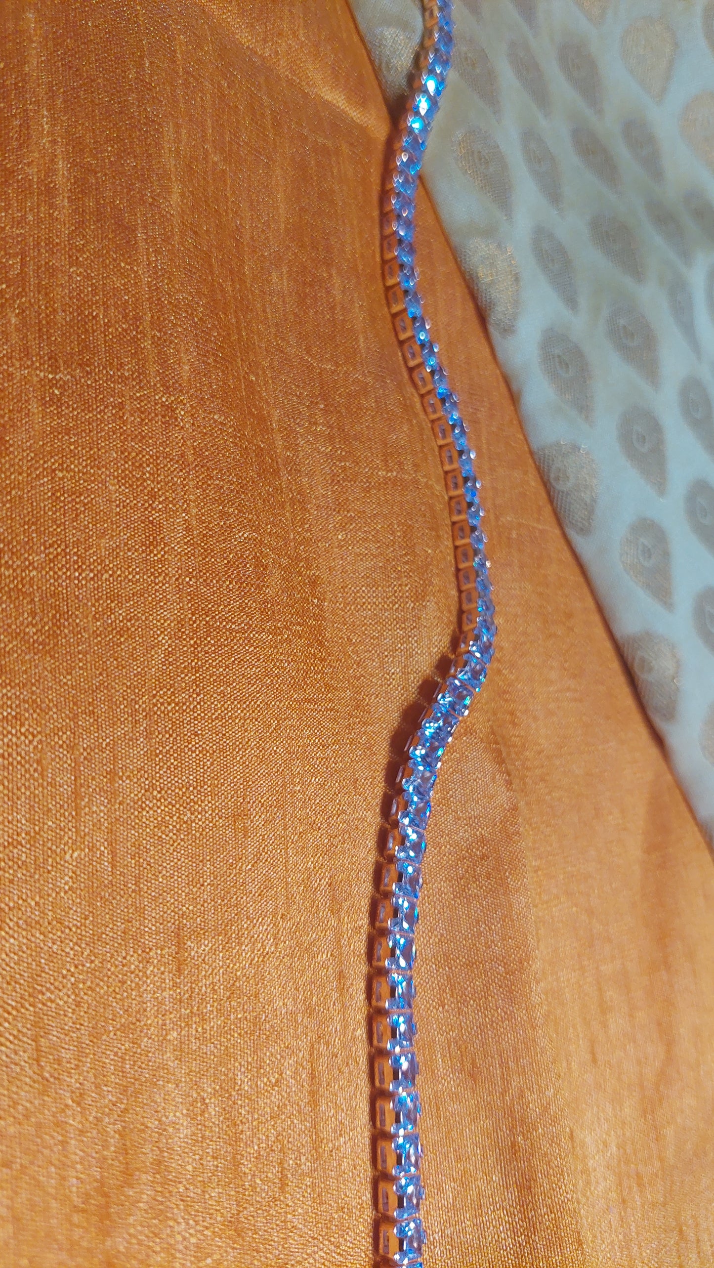 ROSE GOLD A.D. STONE WAIST CHAIN