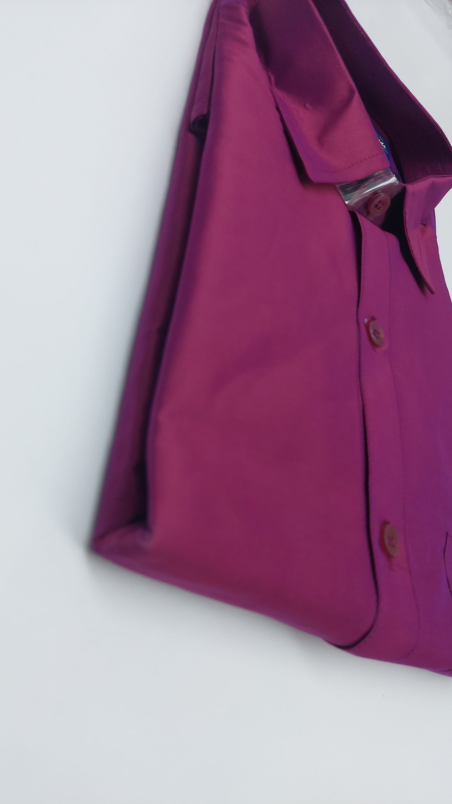 FUSIA PLUM SILK SHIRT