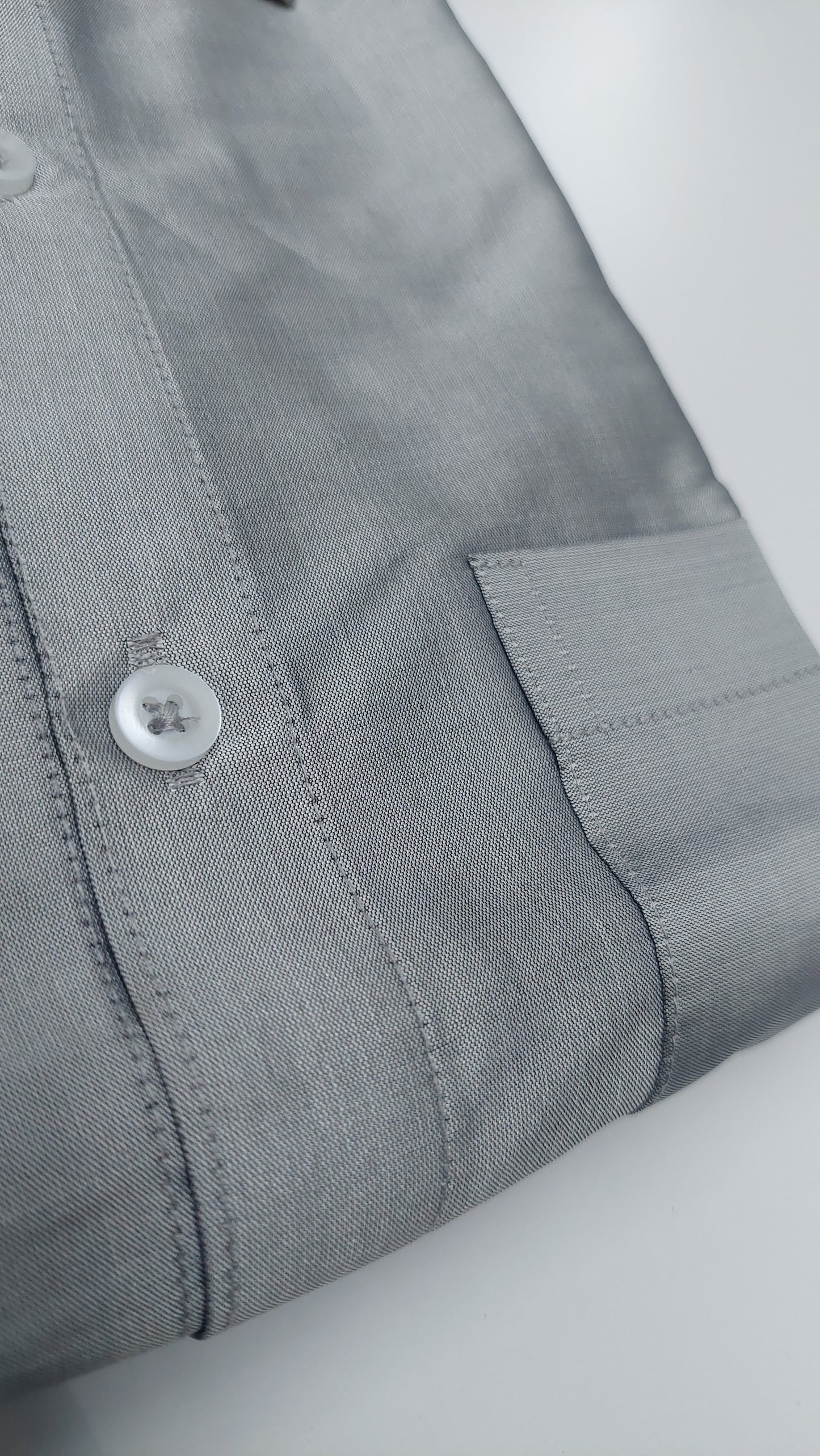 SILVER SILK SHIRT