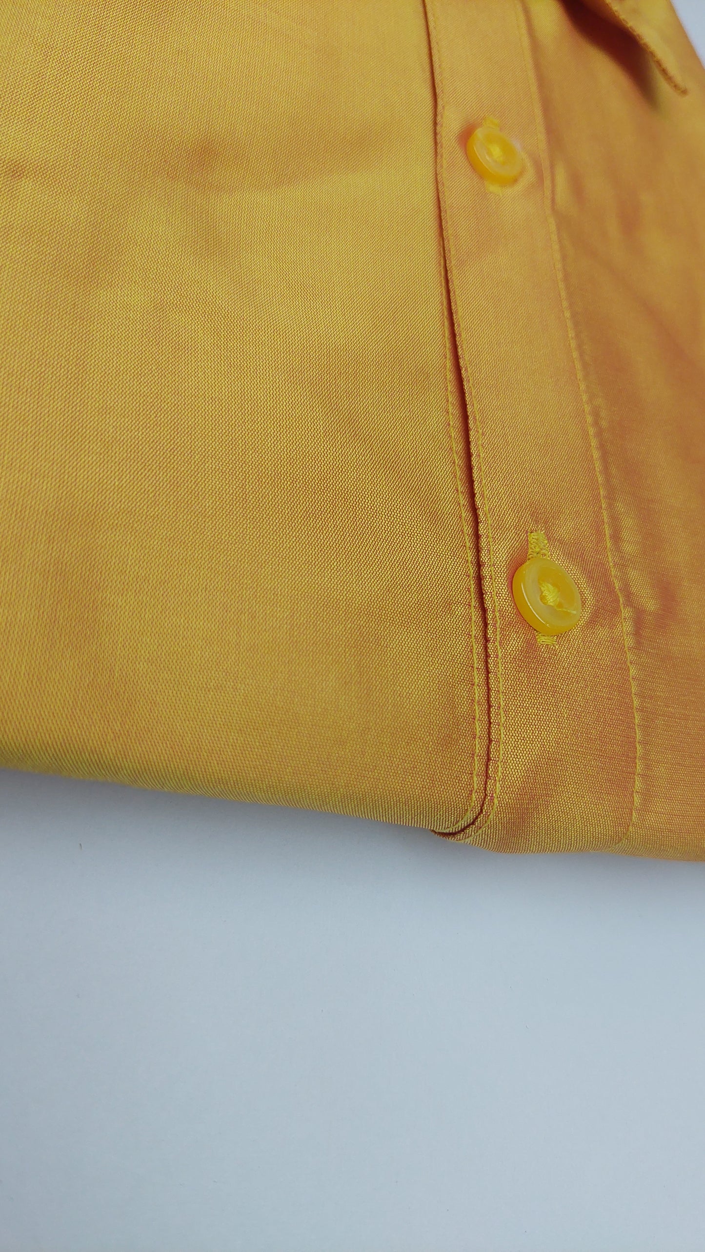 GOLDEN YELLOW SILK SHIRT