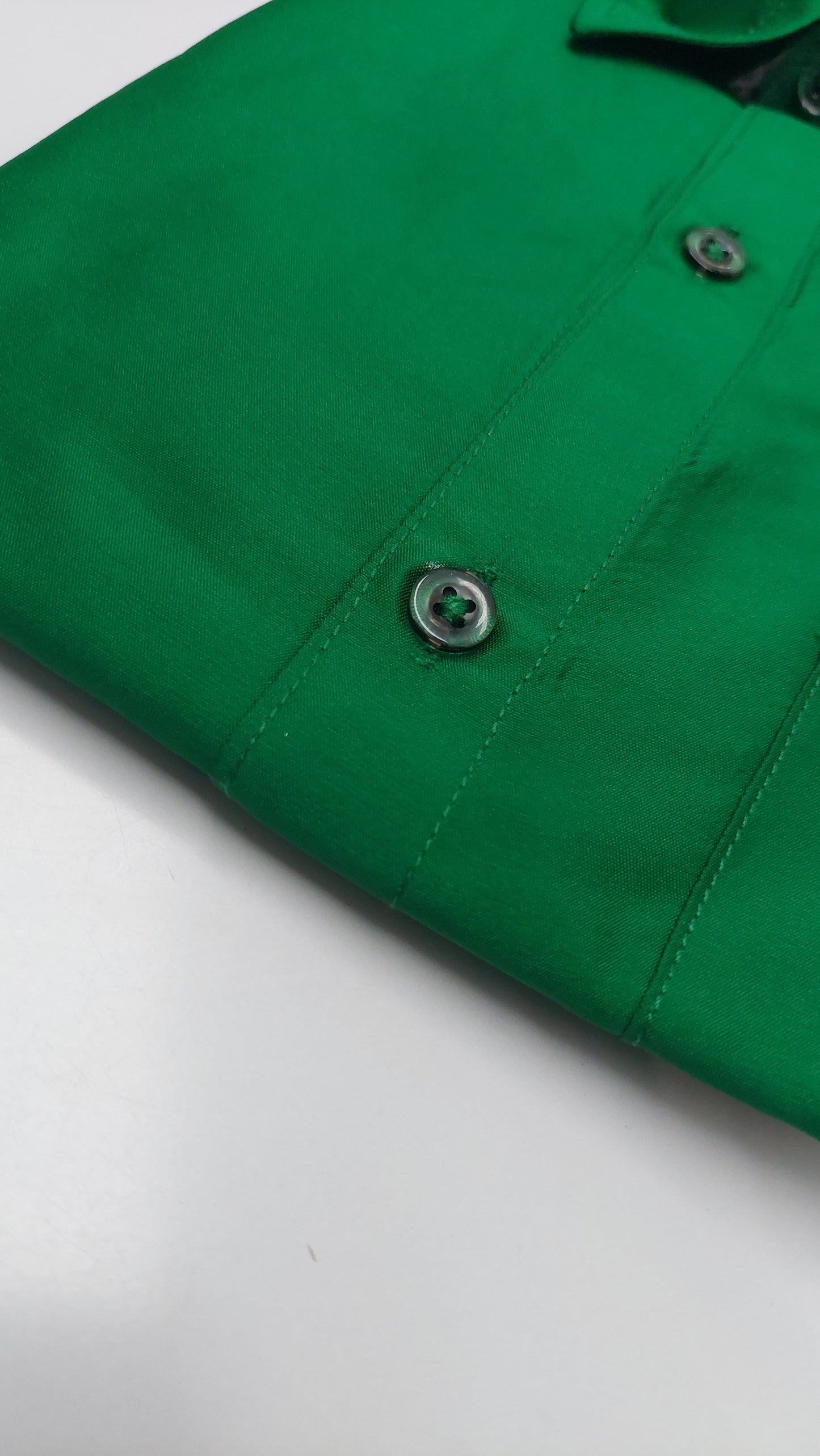 GREEN SILK SHIRT