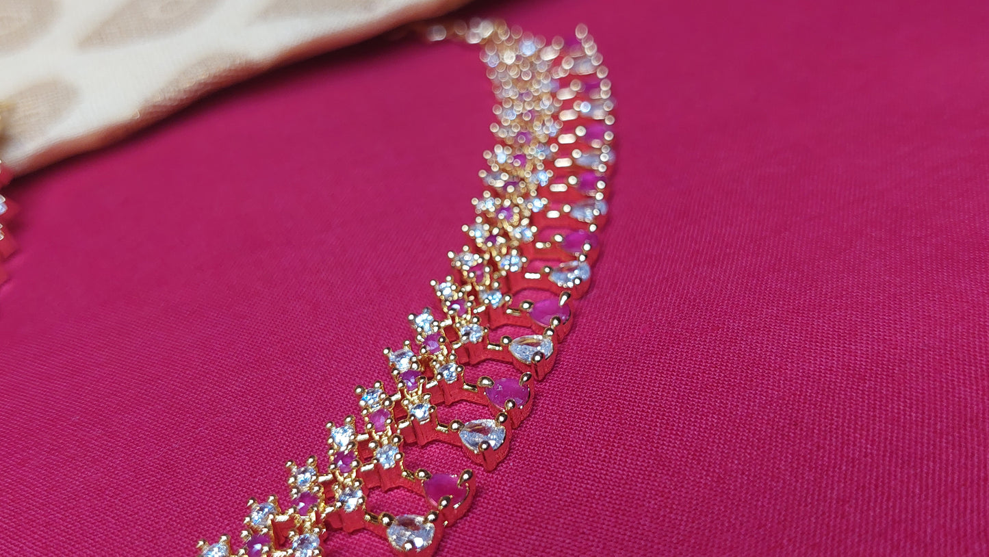 GOLD A.D. STONE SET 0012