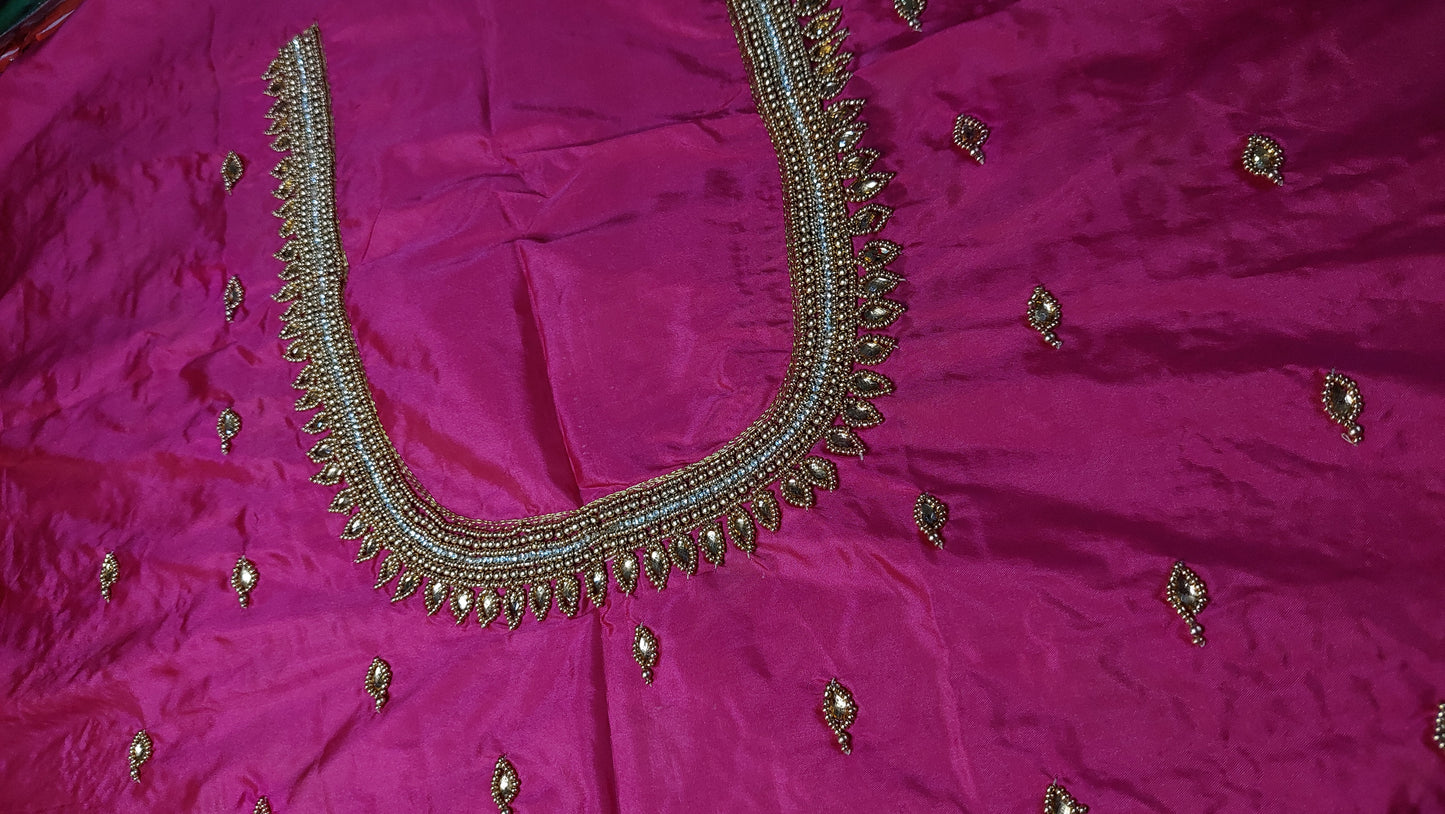 BRIDAL BLOUSE MATERIAL 009