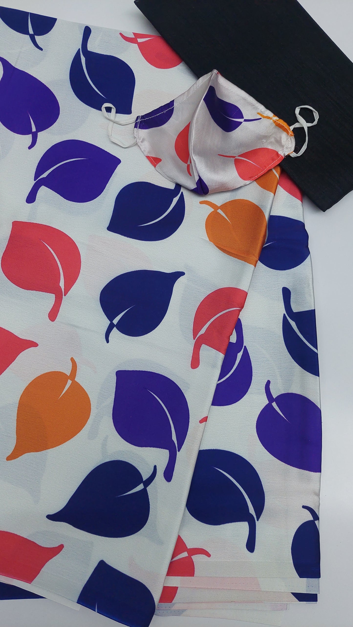 PRINTED SATIN SAREE 001