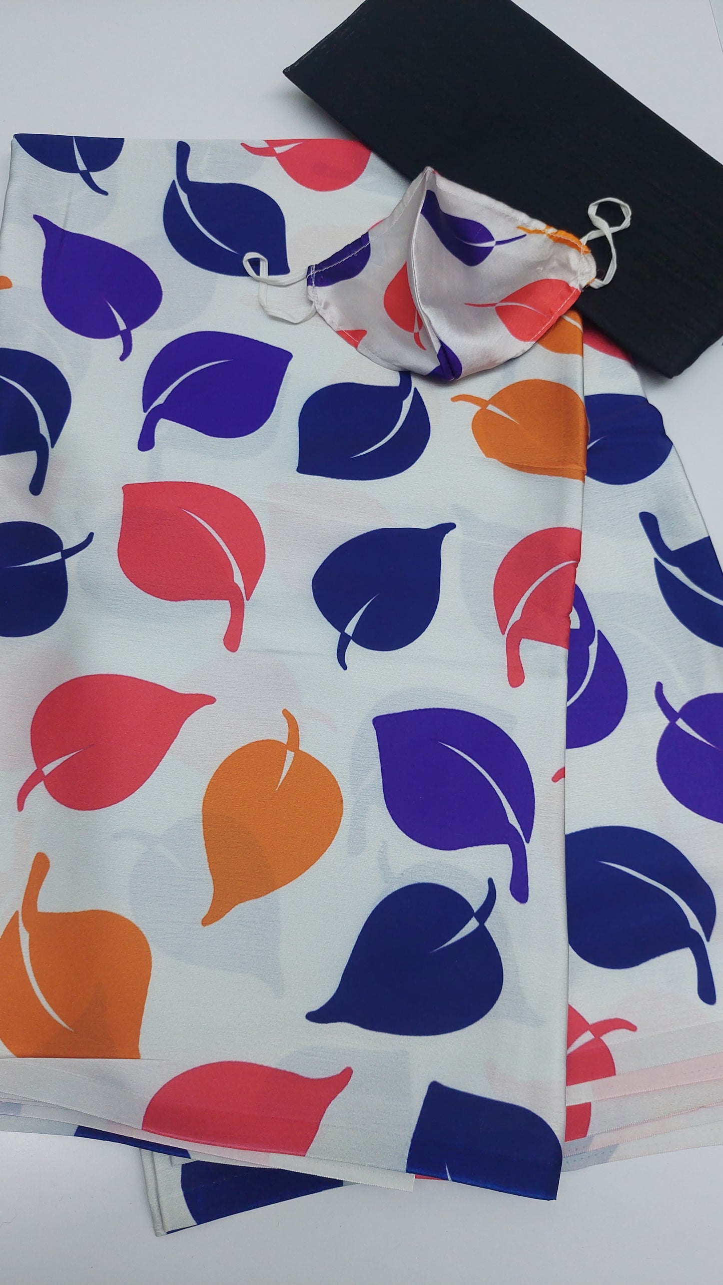 PRINTED SATIN SAREE 001