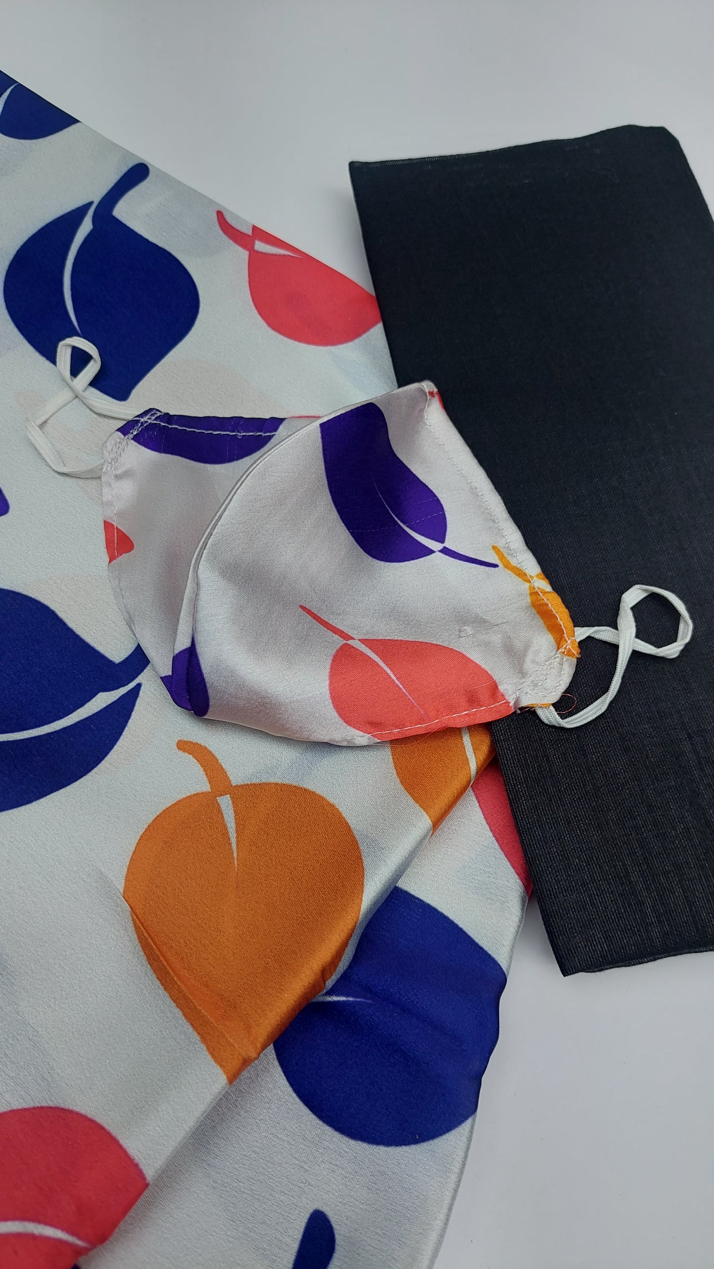 PRINTED SATIN SAREE 001