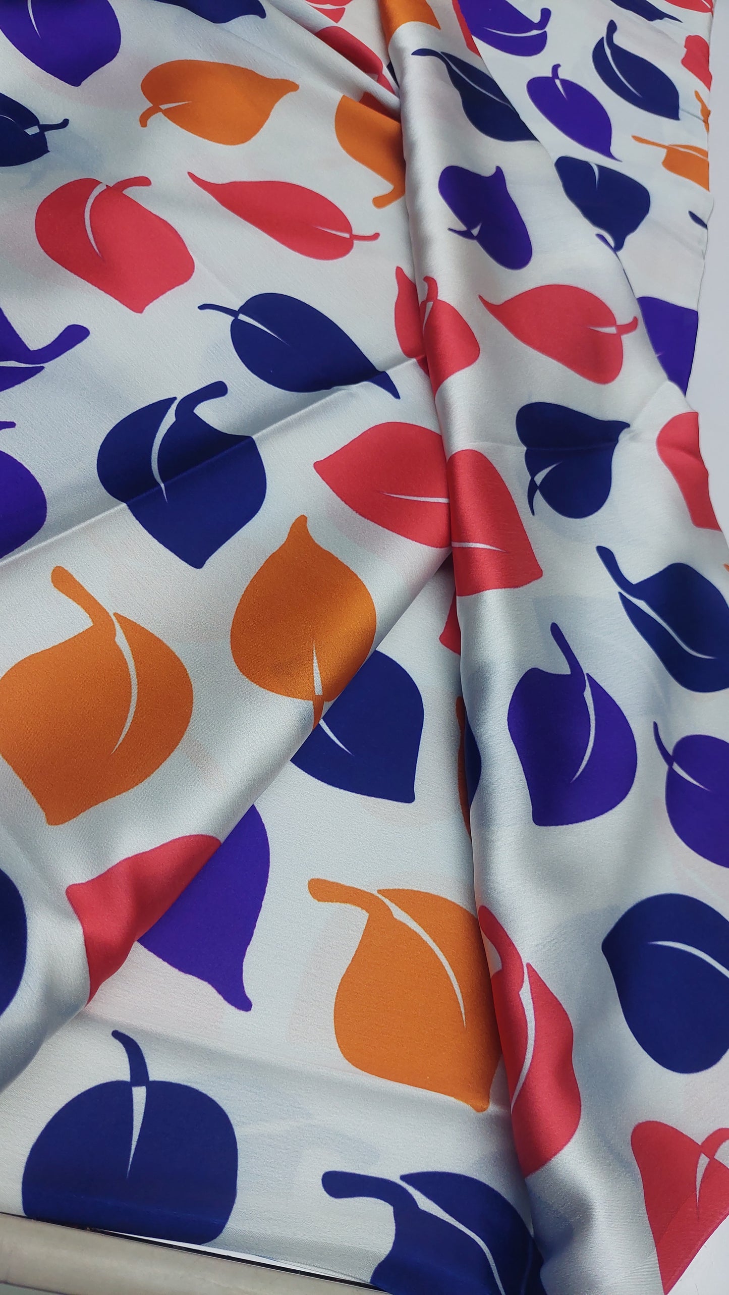 PRINTED SATIN SAREE 001