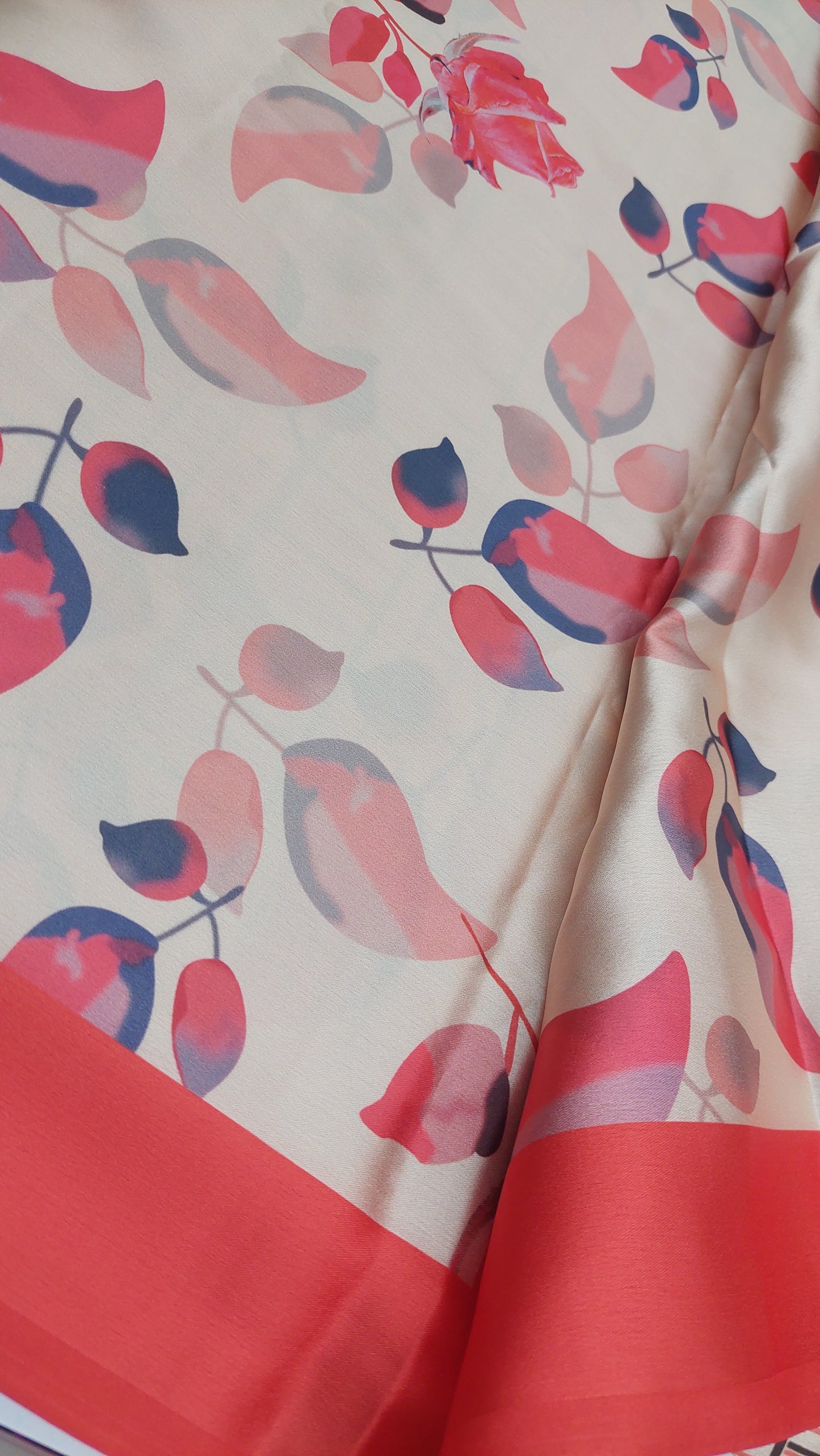 PRINTED SATIN SAREE 002