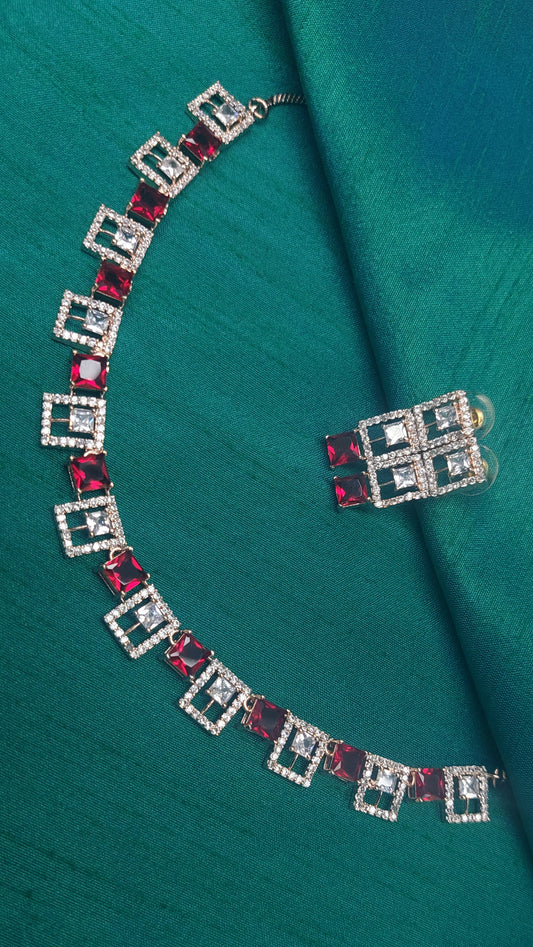 ROSE GOLD A.D STONE SET 0049