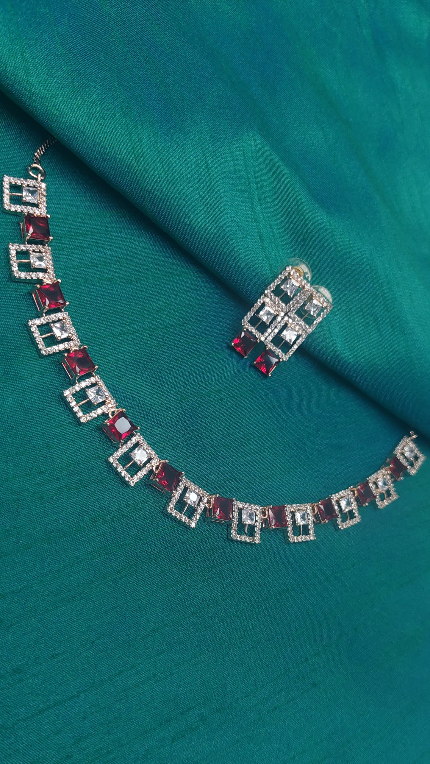 ROSE GOLD A.D STONE SET 0049