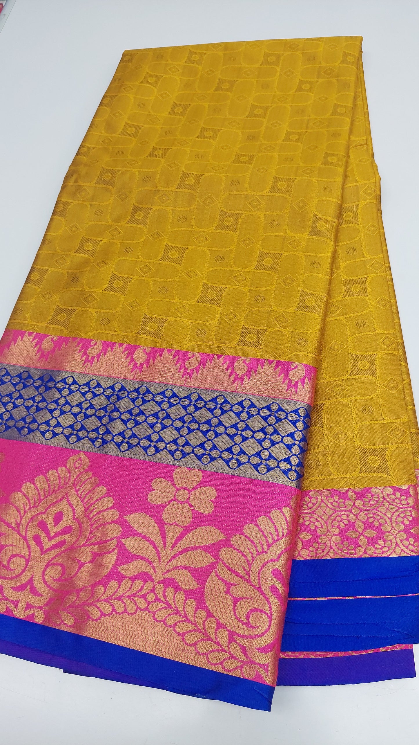 YELLOW COTTON SILK
