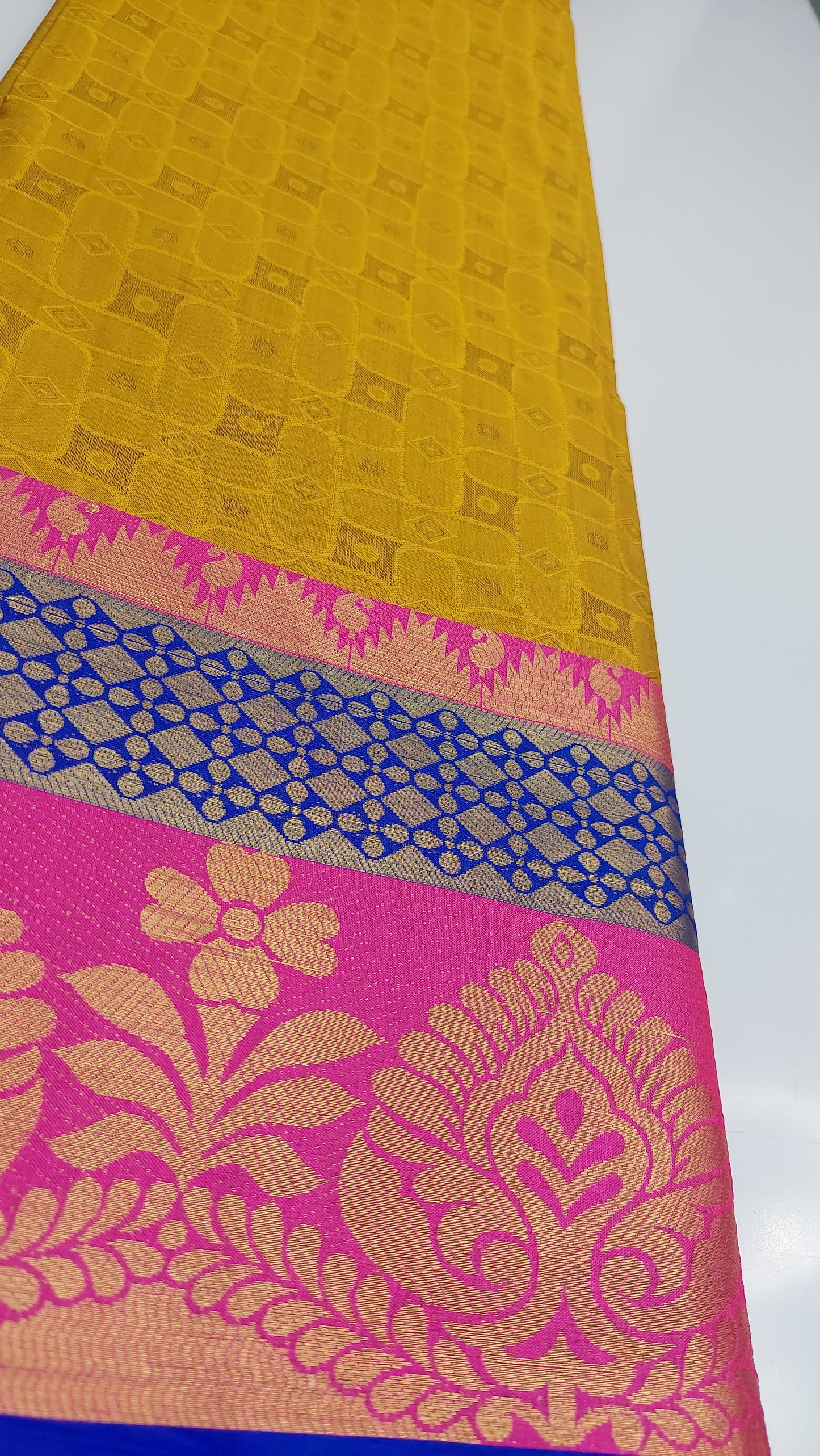 YELLOW COTTON SILK