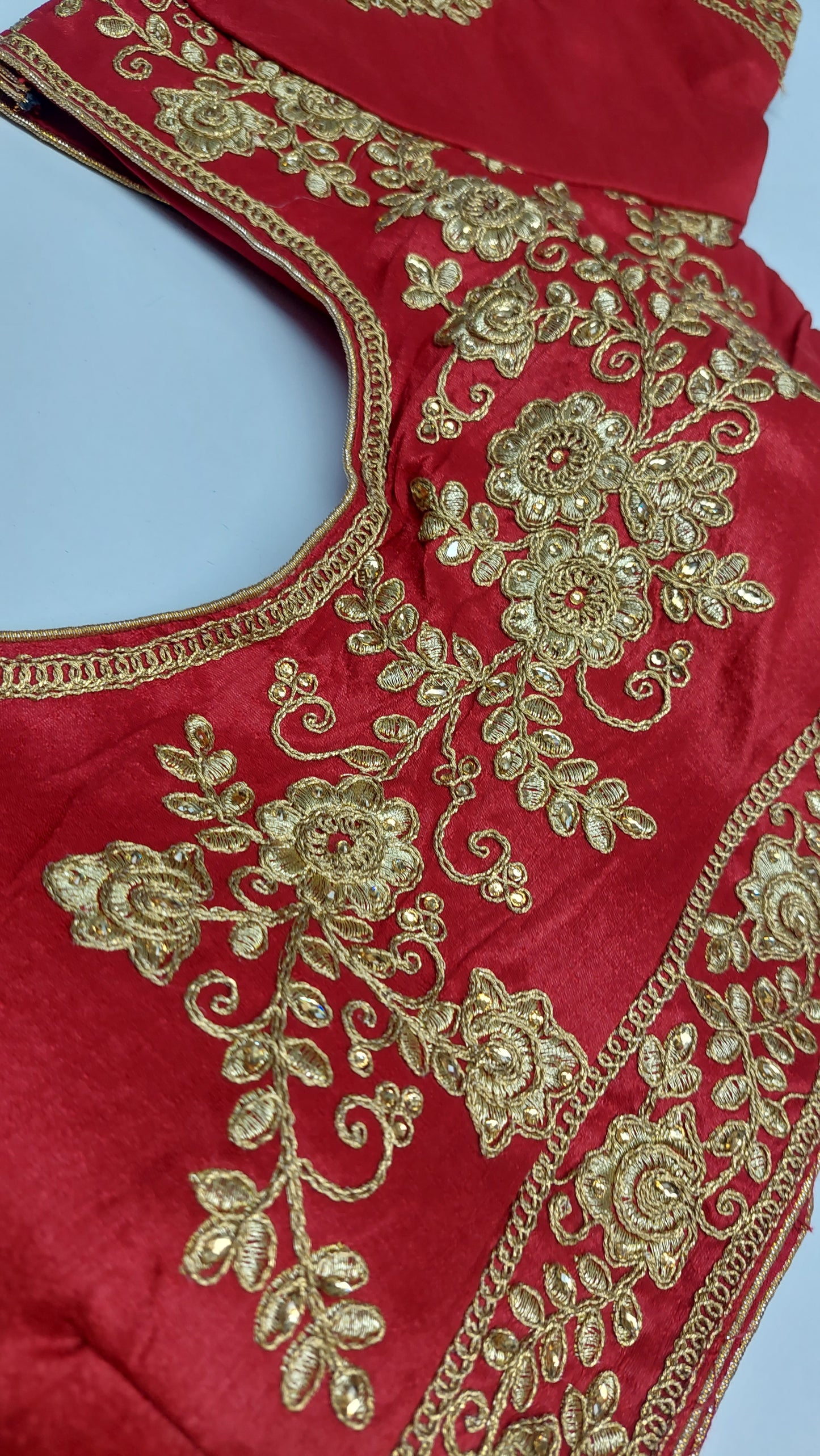 RED BRIDAL BLOUSE