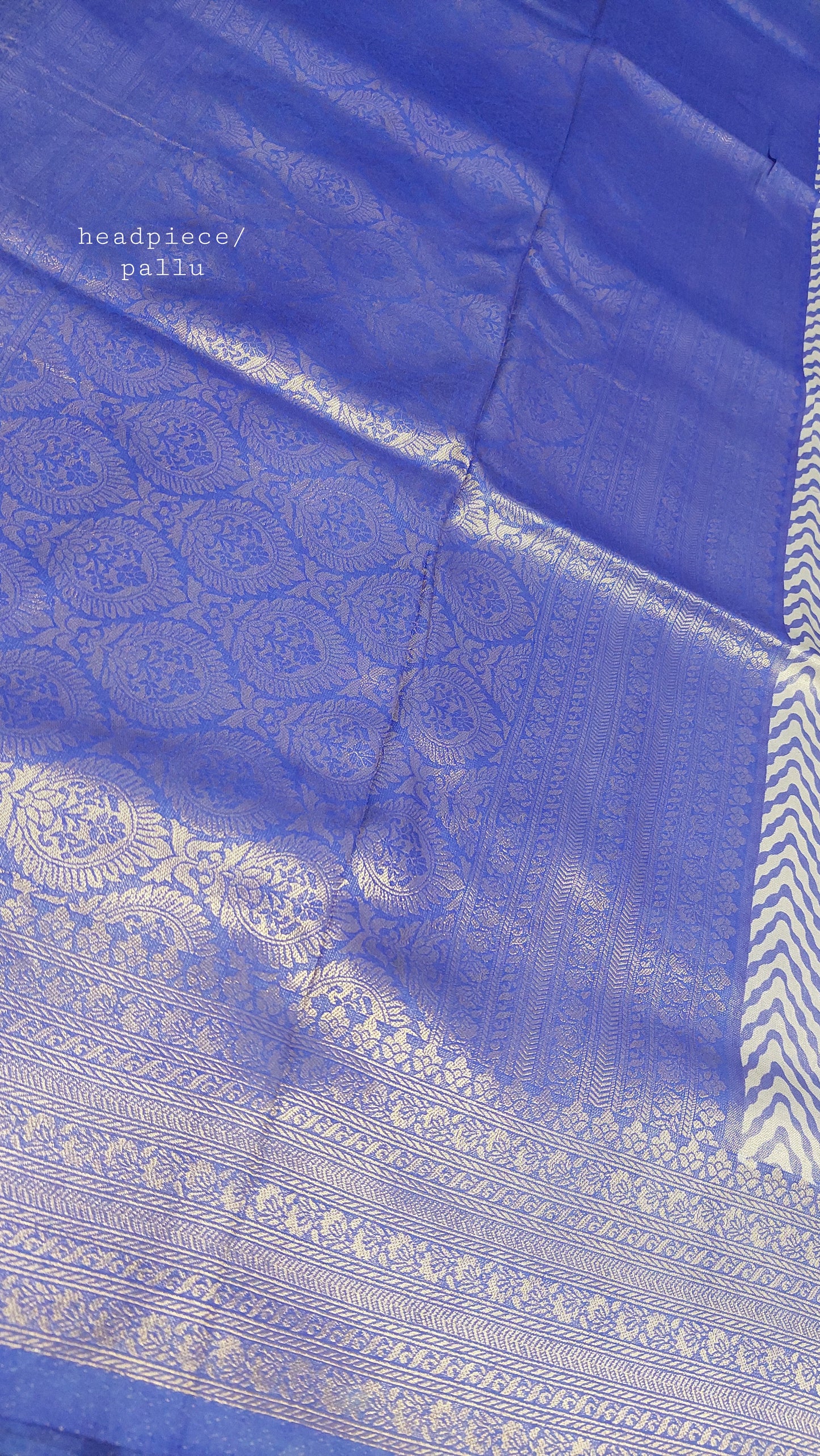 ZIG ZAG SEMI SILK (BLUE)